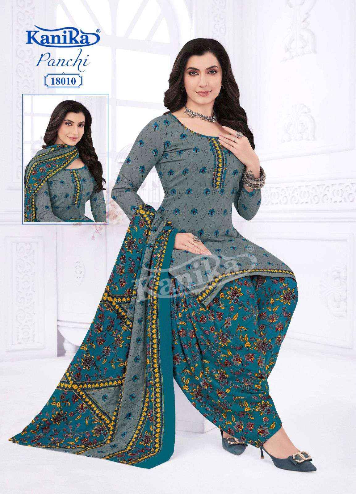 KANIKA PANCHI VOL 18 COTTON PATIYALA SALWAR SUIT ( 12 PCS CATALOGUE )