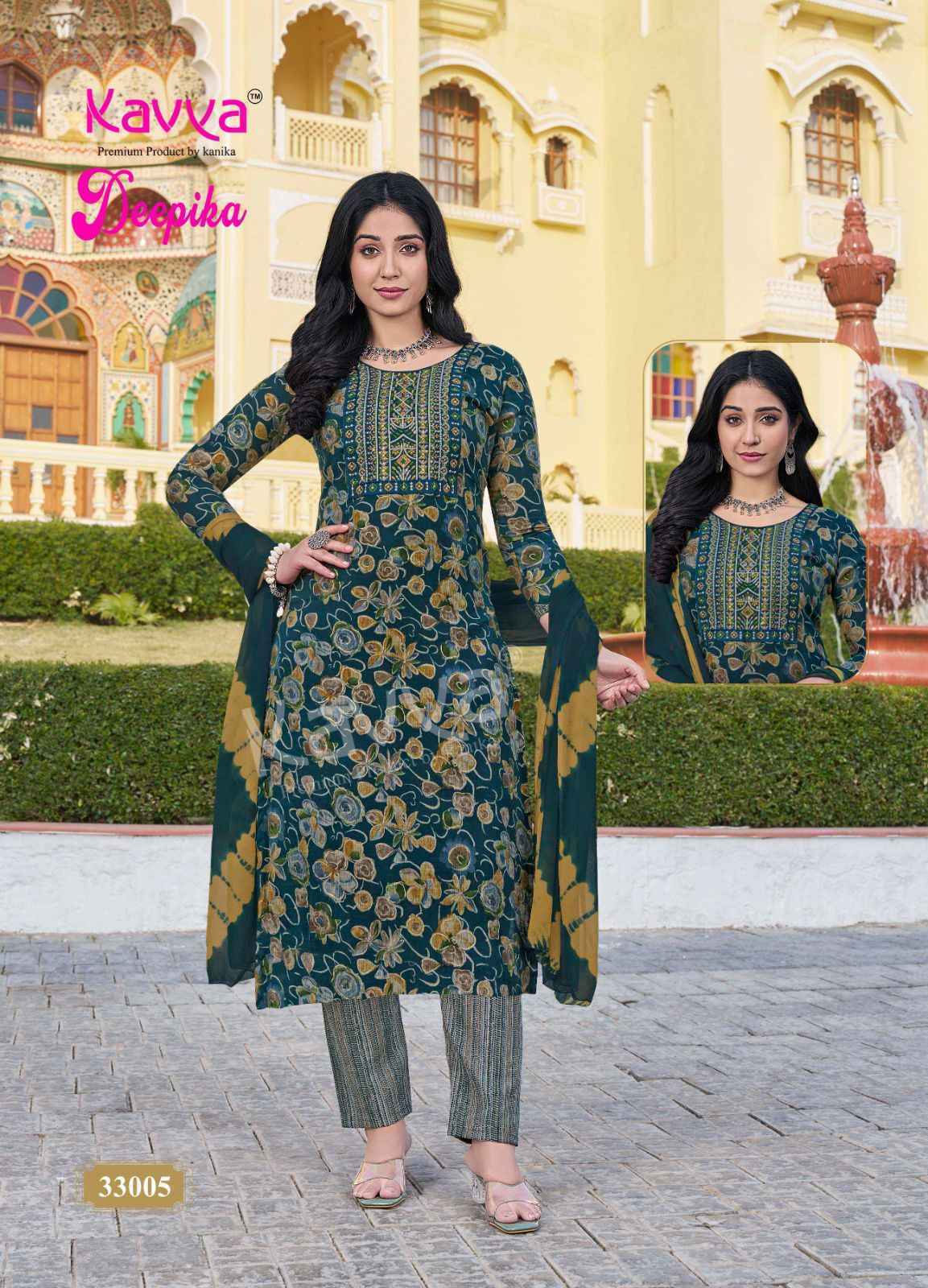 Kavya Deepika Vol 33 Readymade Suits Latest Catalog Wholesale Price ( 10 pcs Catalogue )
