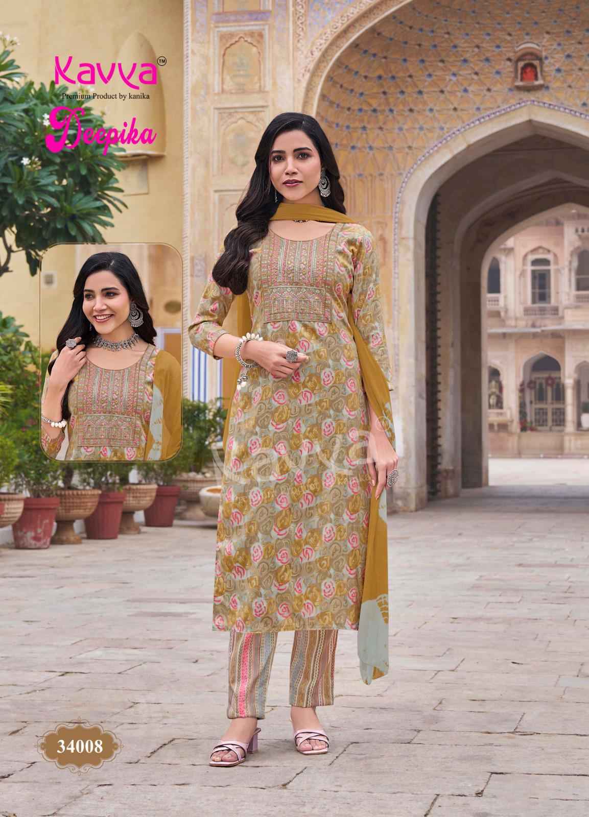 Kavya Deepika Vol 34 Wholesale Designer Readymade Suits ( 10 pcs catalogue )
