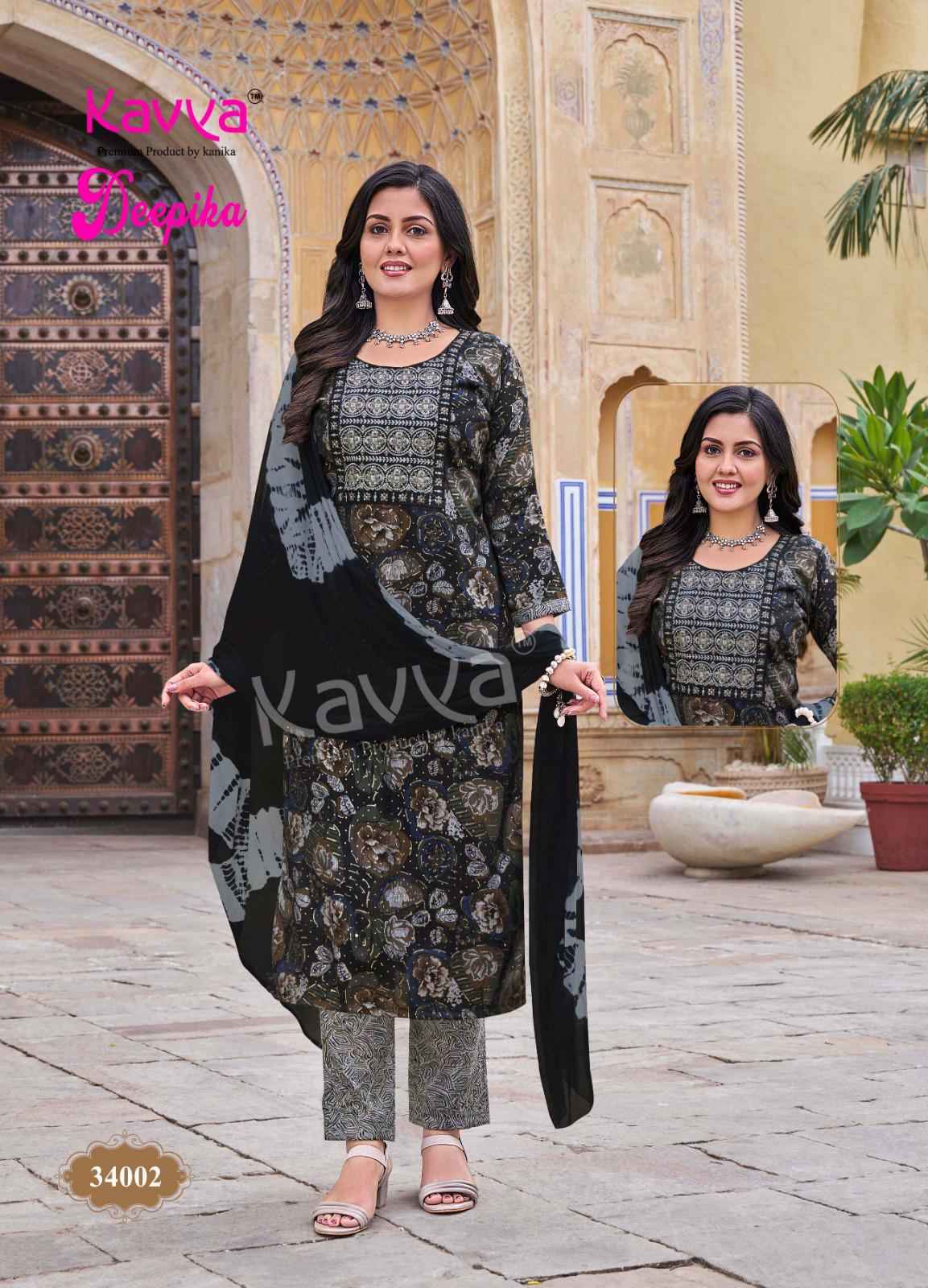 Kavya Deepika Vol 34 Wholesale Designer Readymade Suits ( 10 pcs catalogue )