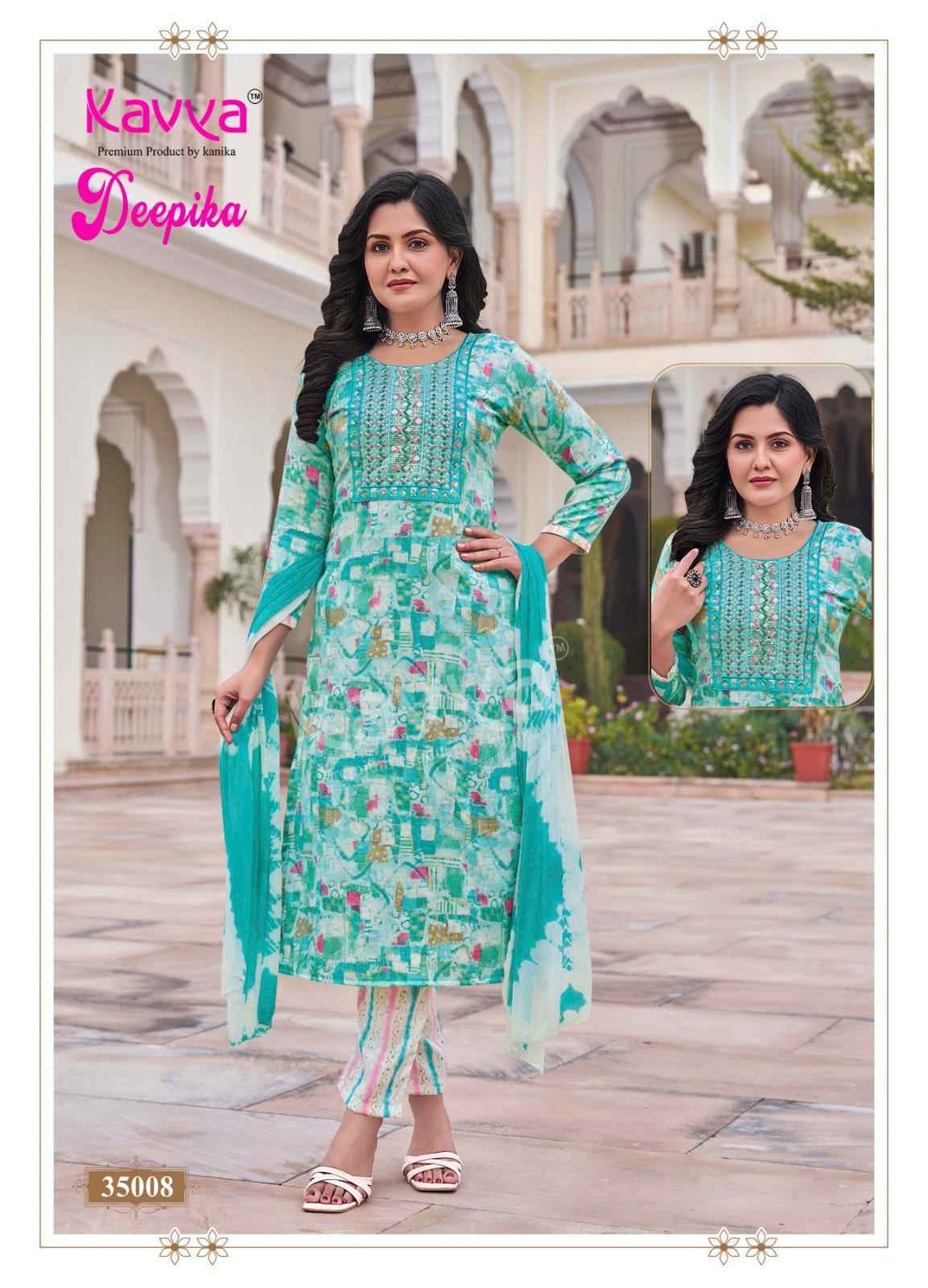 Kavya Deepika Vol 35 Wholesale Readymade Suits (10 pcs Catalogue )