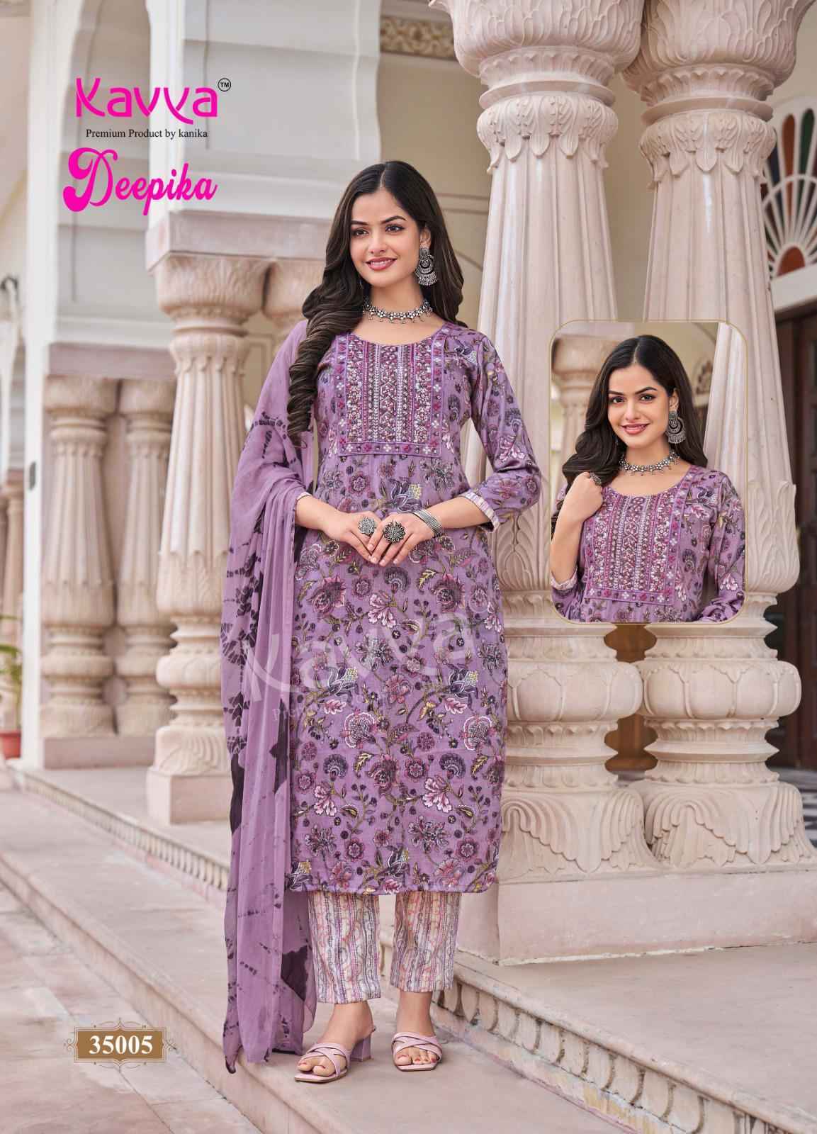 Kavya Deepika Vol 35 Wholesale Readymade Suits (10 pcs Catalogue )