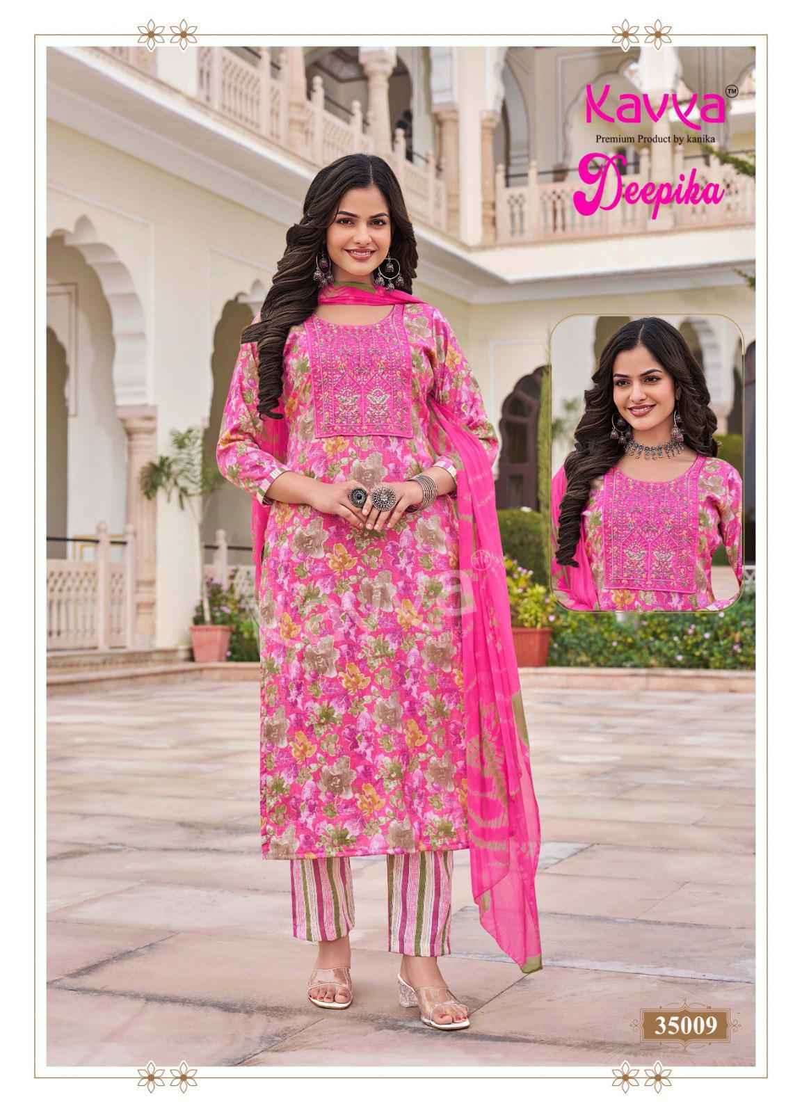 Kavya Deepika Vol 35 Wholesale Readymade Suits (10 pcs Catalogue )