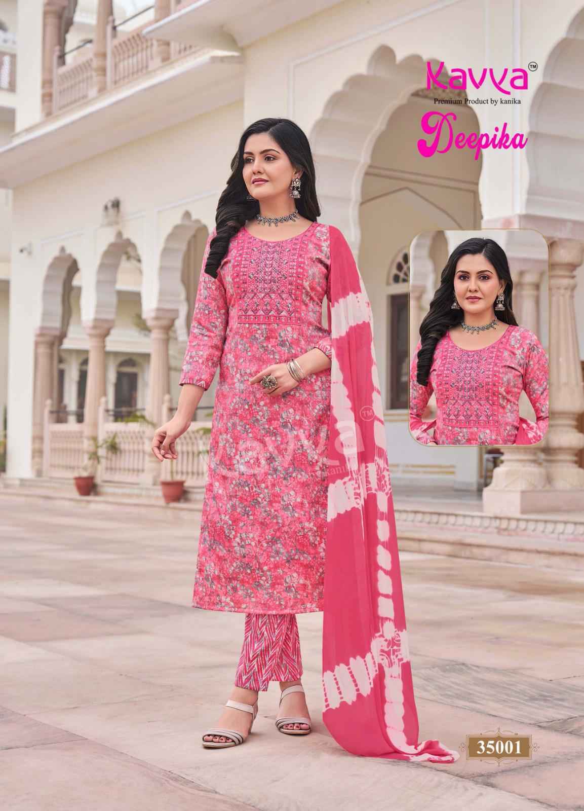 Kavya Deepika Vol 35 Wholesale Readymade Suits (10 pcs Catalogue )