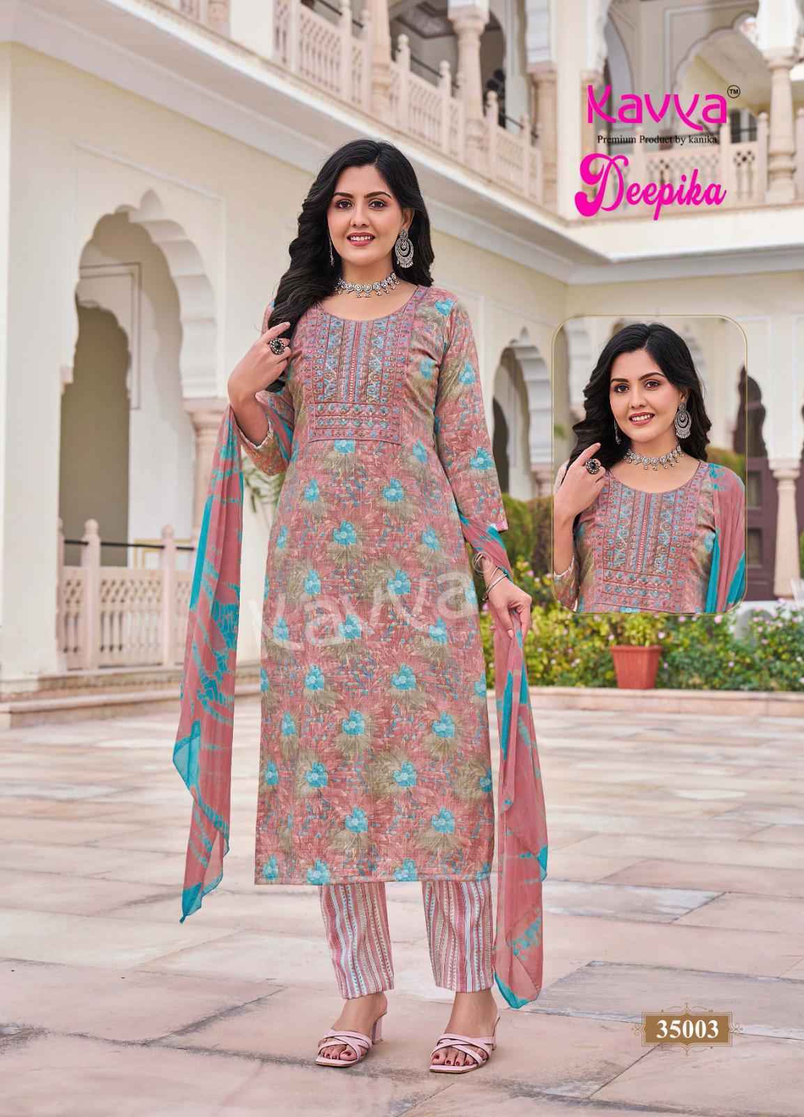 Kavya Deepika Vol 35 Wholesale Readymade Suits (10 pcs Catalogue )