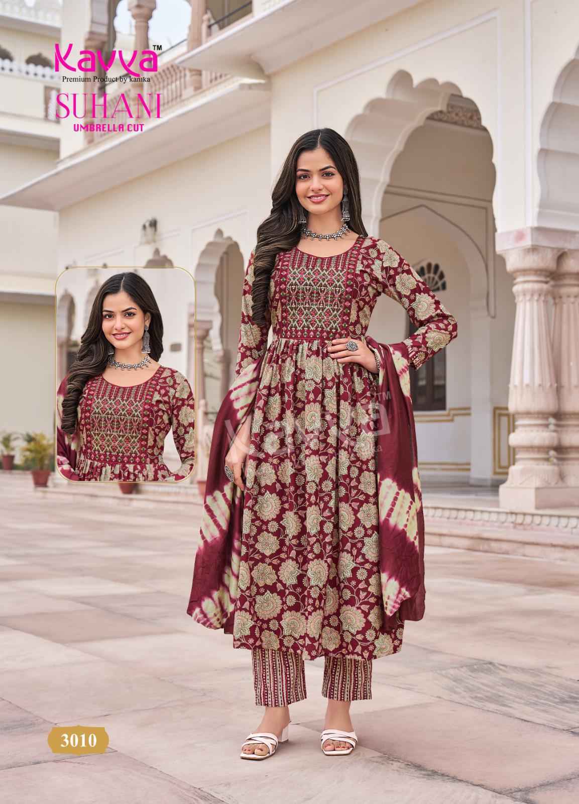 Kavya Suhani Vol-3 Viscose Kurti Combo (10 pcs Catalogue )