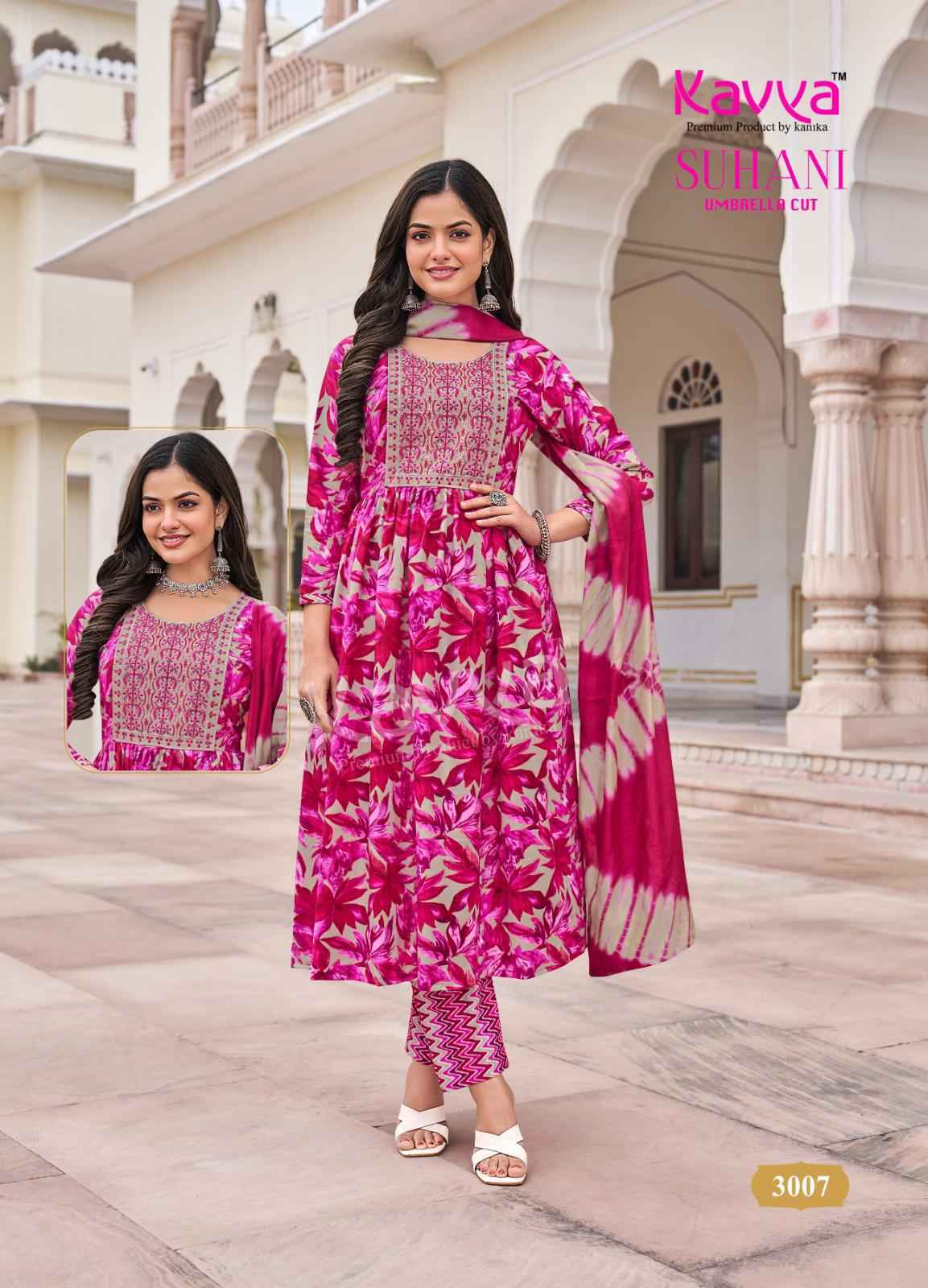 Kavya Suhani Vol-3 Viscose Kurti Combo (10 pcs Catalogue )