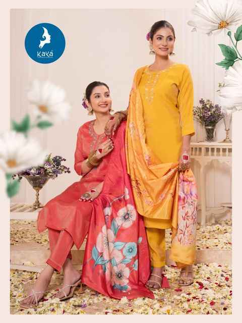 Kaya Krishti Roman Shimmer Readymade Suit Wholesale Price ( 6 Pcs Catalog )