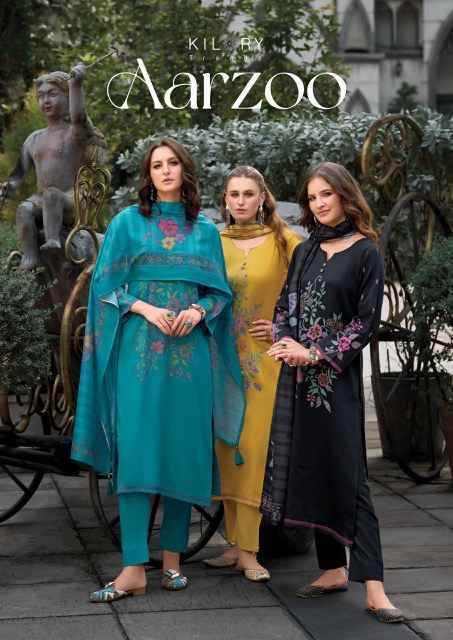 Kilory Trends Aarzoo Jam Cotton Salwar Kameez Wholesale ( 4 Pcs Catalog )