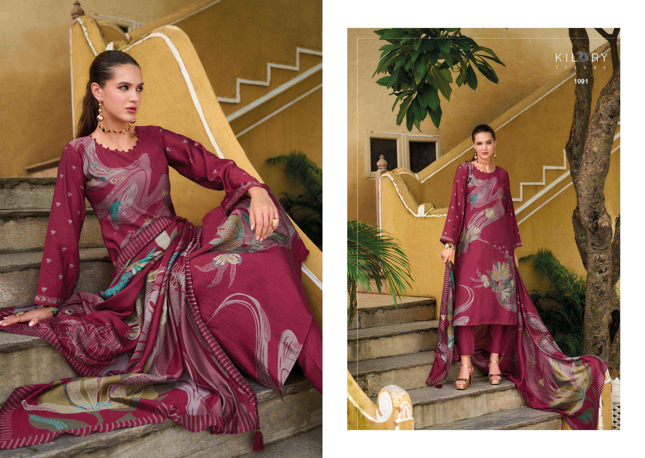 KILORY TRENDS HOT MILLIONS VISCOSE SILK SALWAR KAMEEZ AT WHOLESALE PRICE ( 8 PCS CVATALOGUE )