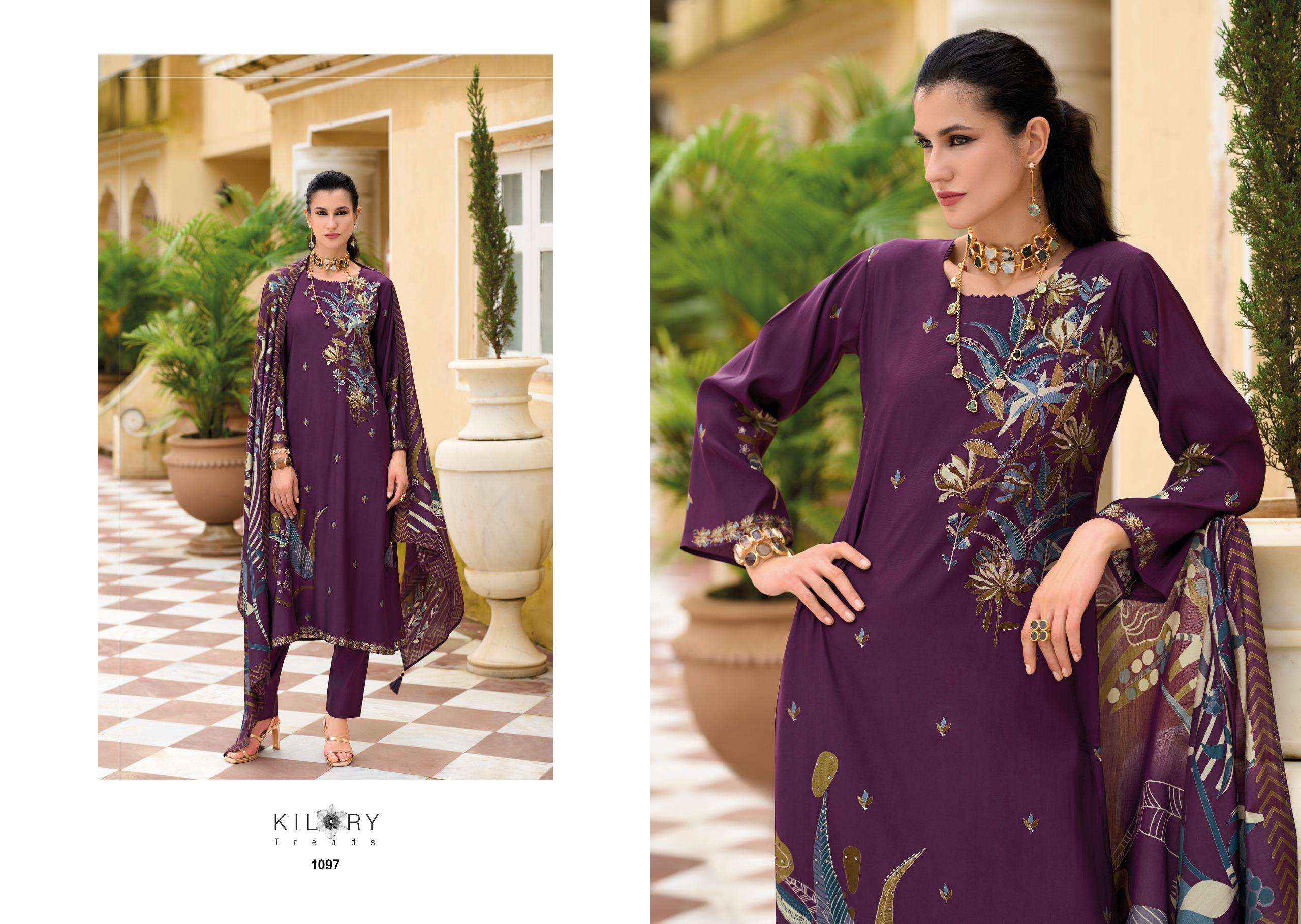 KILORY TRENDS HOT MILLIONS VISCOSE SILK SALWAR KAMEEZ AT WHOLESALE PRICE ( 8 PCS CVATALOGUE )