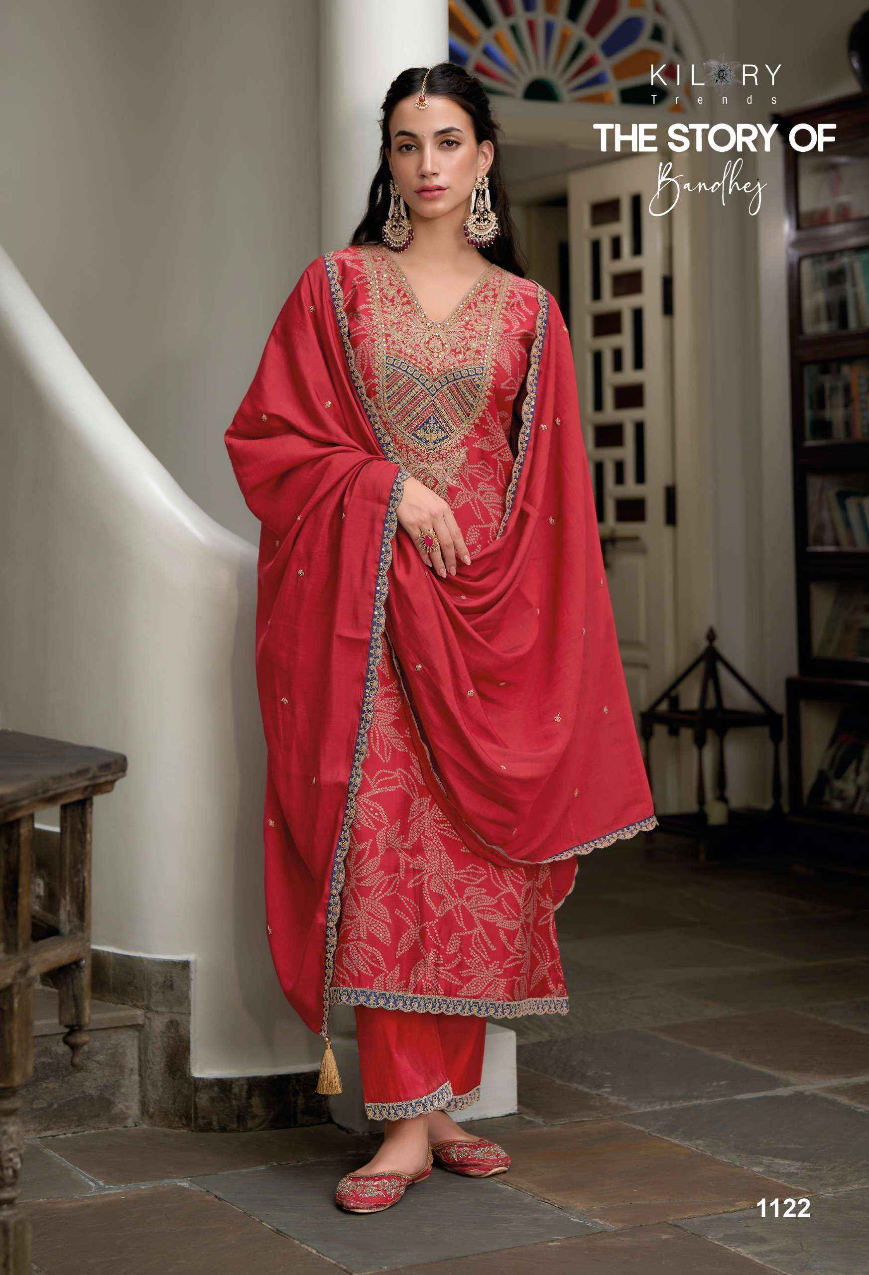 KILORY TRENDZ THE STORY OF BANDHEJ DESIGNER SALWAR KAMEEZ ( 8 PCS CATALOGUE )