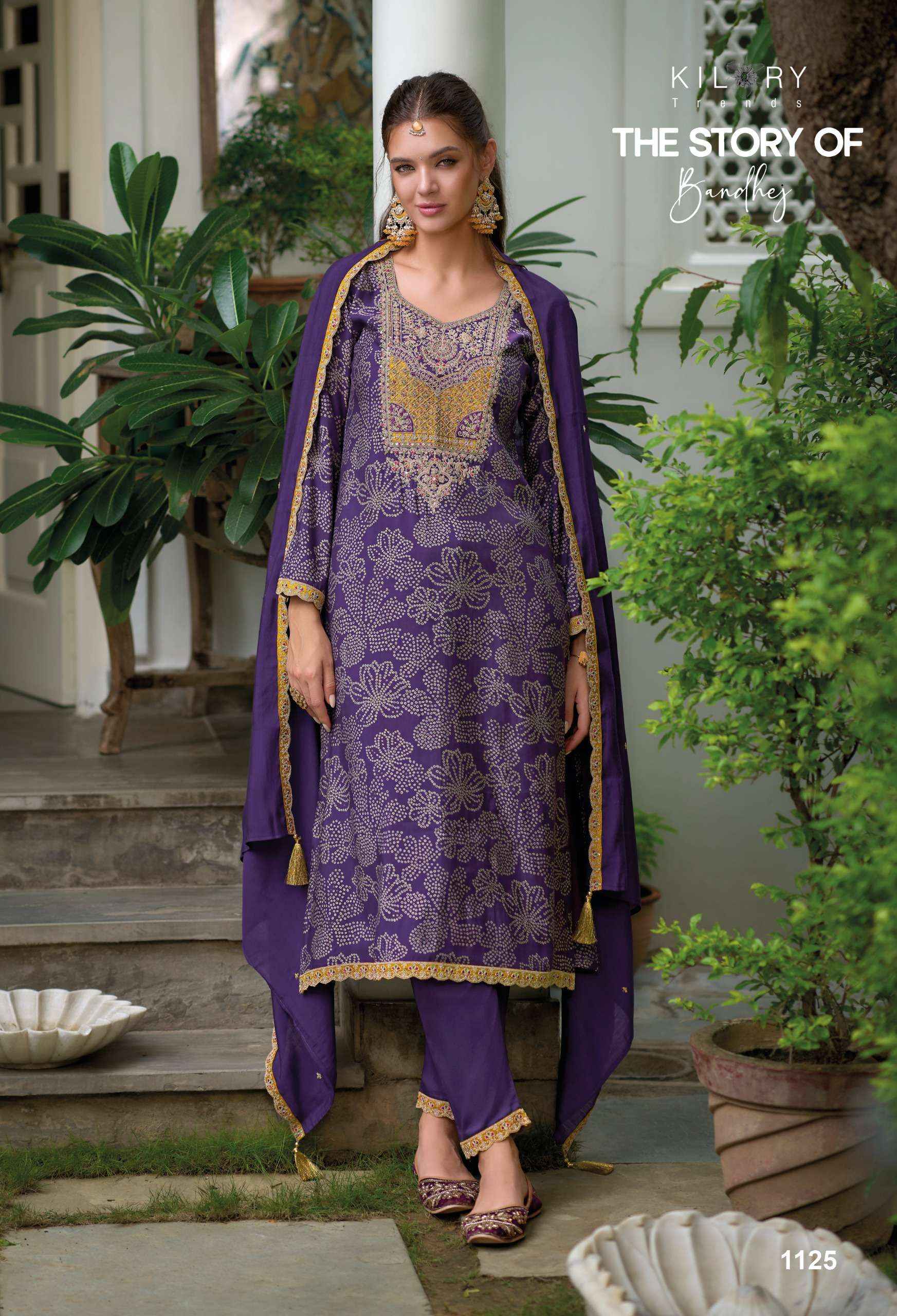 KILORY TRENDZ THE STORY OF BANDHEJ DESIGNER SALWAR KAMEEZ ( 8 PCS CATALOGUE )