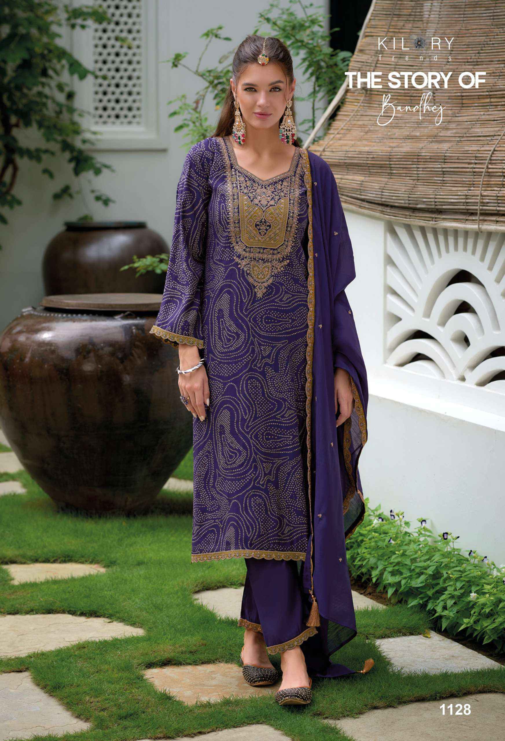 KILORY TRENDZ THE STORY OF BANDHEJ DESIGNER SALWAR KAMEEZ ( 8 PCS CATALOGUE )