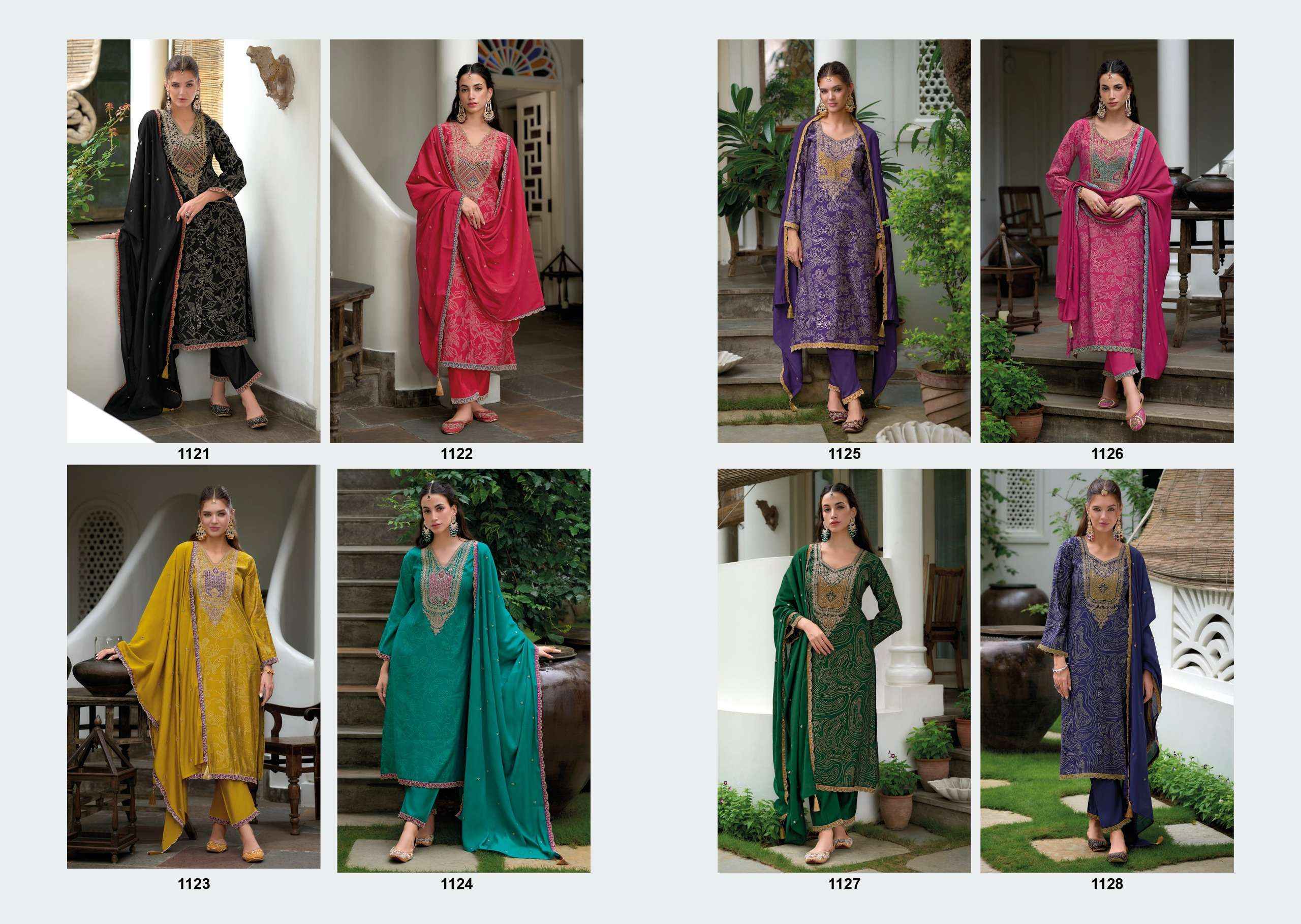 KILORY TRENDZ THE STORY OF BANDHEJ DESIGNER SALWAR KAMEEZ ( 8 PCS CATALOGUE )