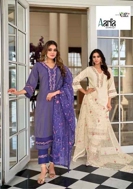 Lady Leela Aarfa Readymade Suits At Wholesale Price ( 6 pcs Catalogue )