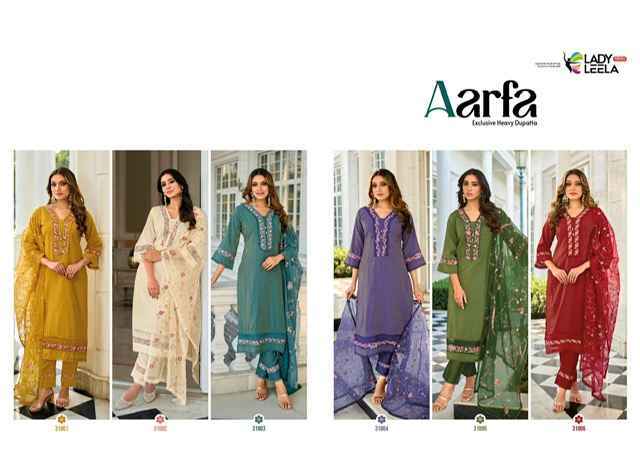 Lady Leela Aarfa Readymade Suits At Wholesale Price ( 6 pcs Catalogue )