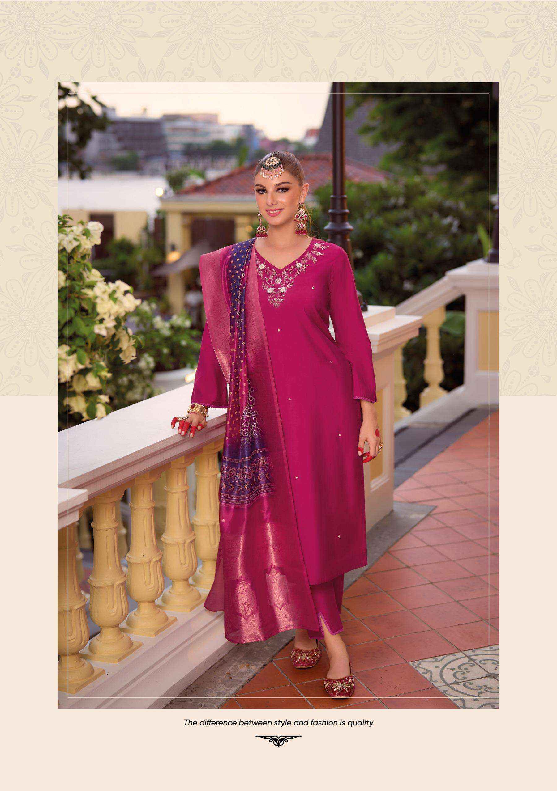 Lady Leela Suhagan Designer Readymade Suits ( 6 Pcs catalogue )