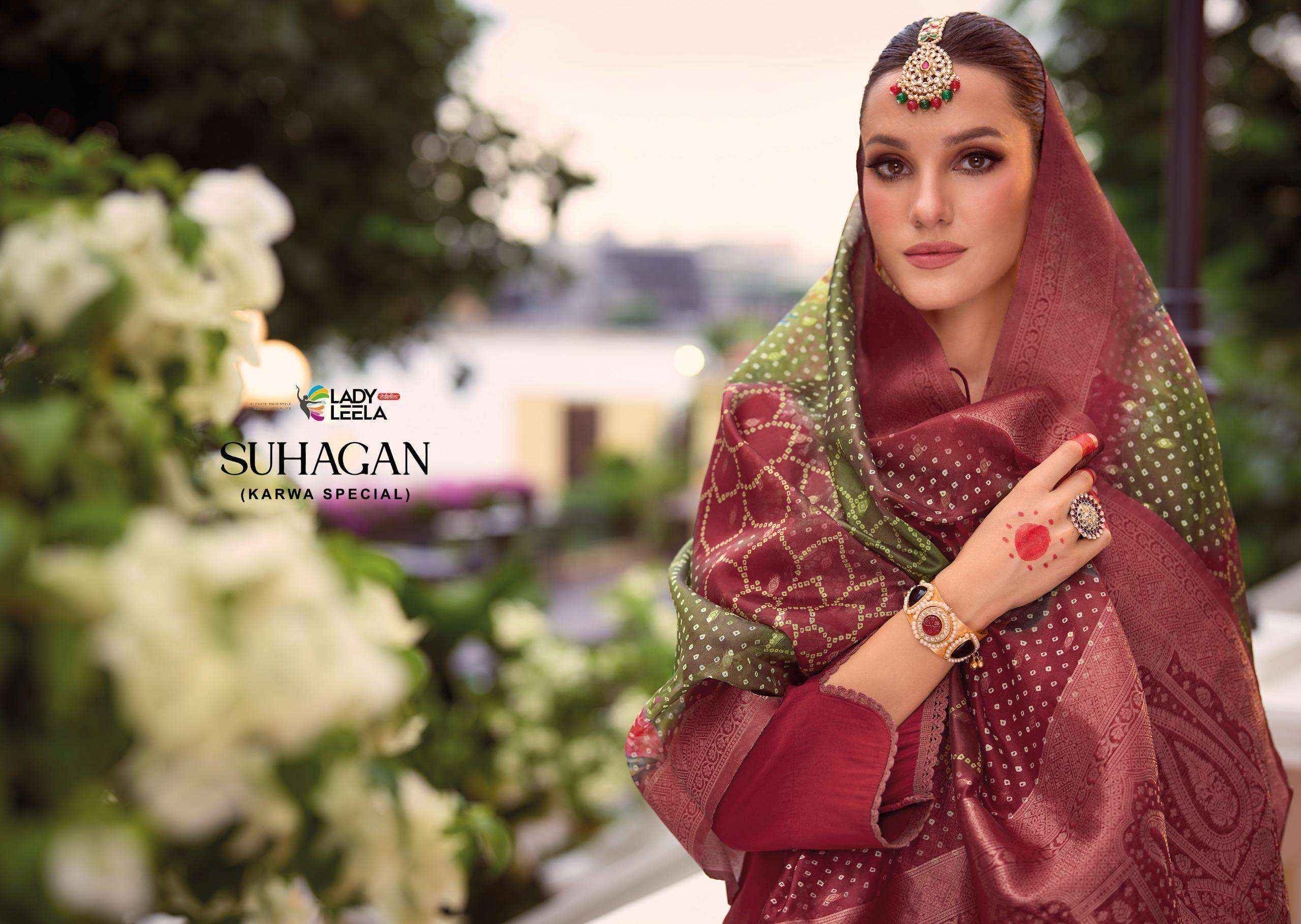 Lady Leela Suhagan Designer Readymade Suits ( 6 Pcs catalogue )