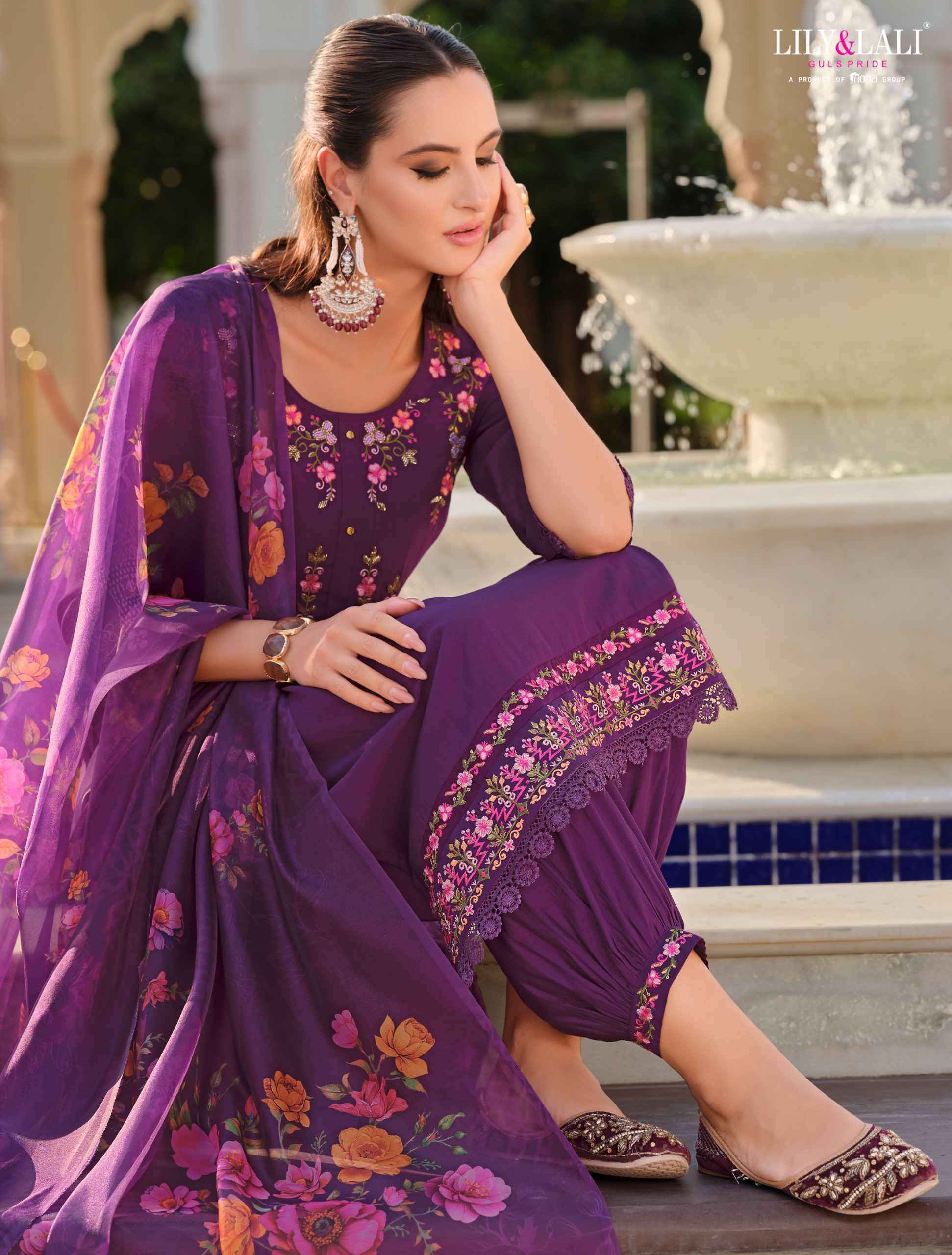 Lily And Lali Afghani Vol 5 Wholesale Silk Afghani Designer Readymade Suits ( 6 pcs Catalogue )