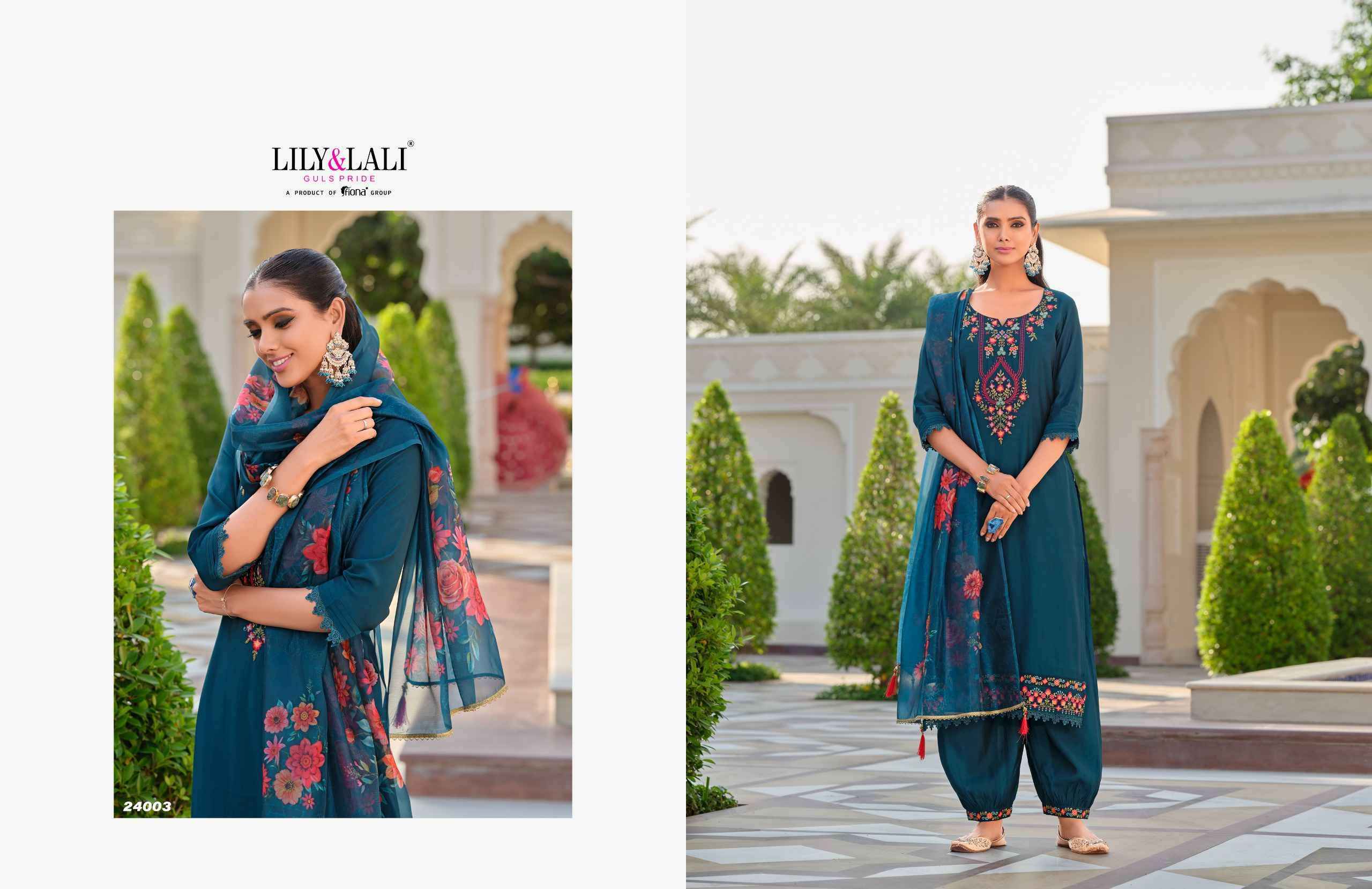 Lily And Lali Afghani Vol 5 Wholesale Silk Afghani Designer Readymade Suits ( 6 pcs Catalogue )