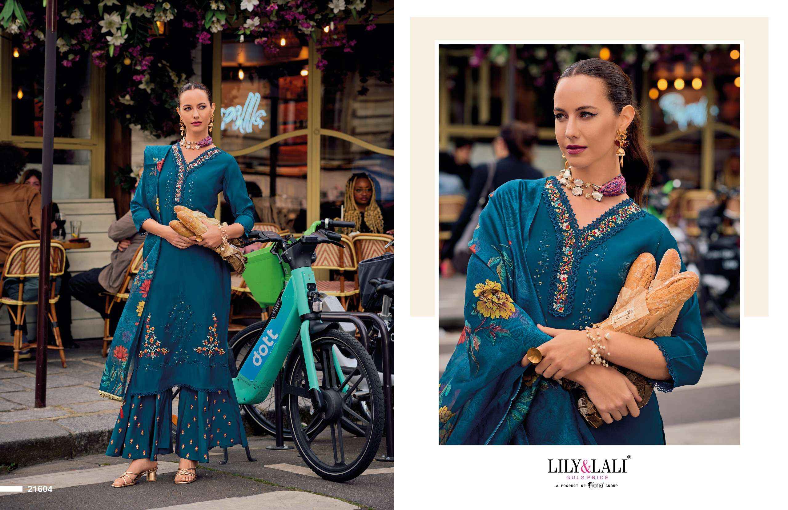 LILY AND LALI RIWAAZ VOL 2 SILK DESIGNER READYMADE SUITS WHOLESALE PRICE ( 6 PCS CATALOGUE )