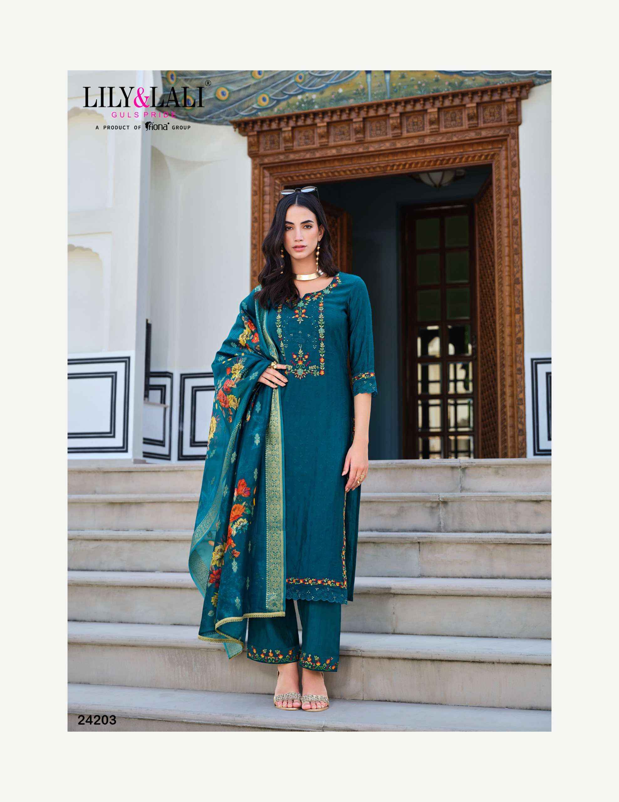 LILY AND LALI RUBAB VOL-2 VISCOSE READYMADE SUITS WHOLESALE PRICE ( 6 PCS CATALOGUE ) 