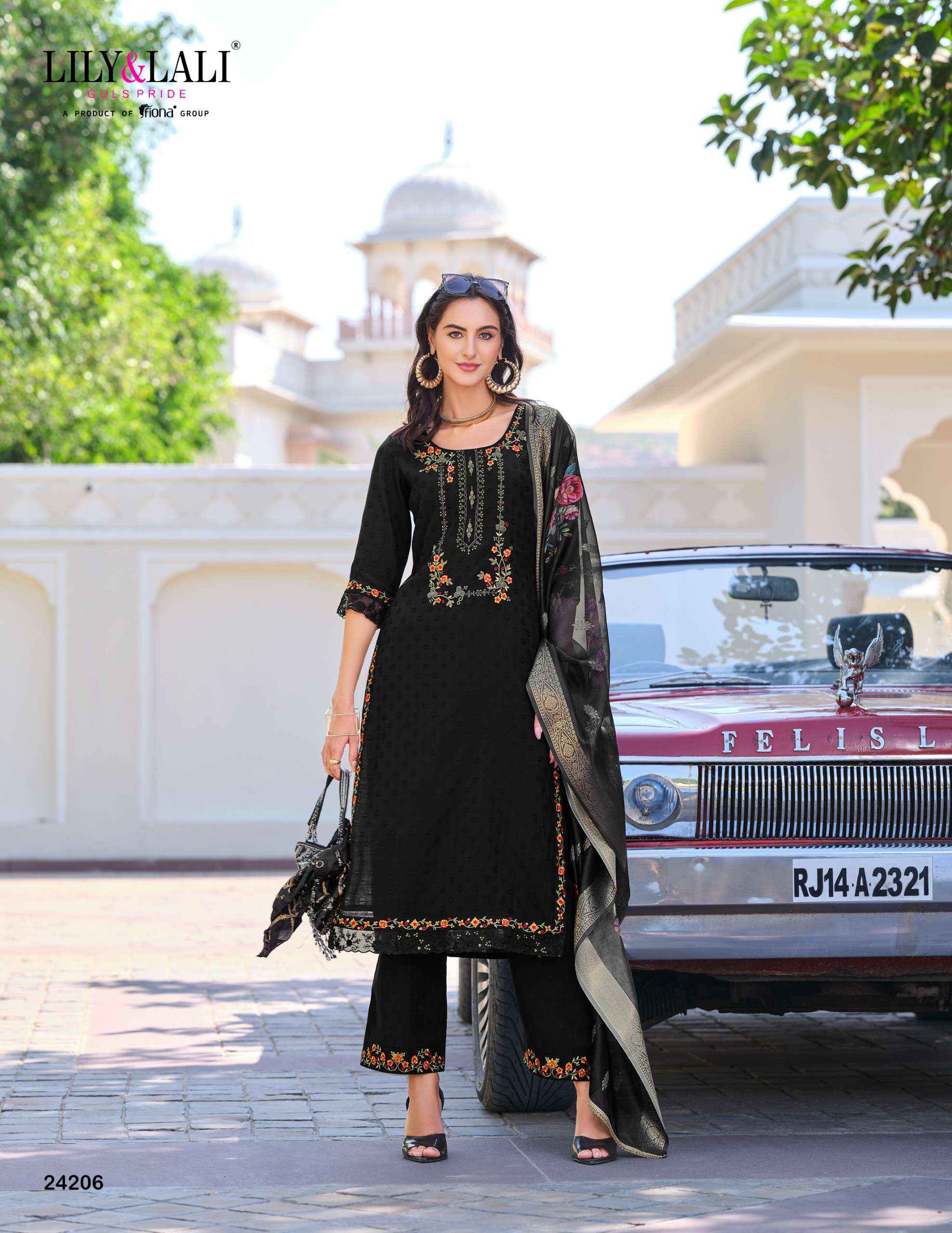 LILY AND LALI RUBAB VOL-2 VISCOSE READYMADE SUITS WHOLESALE PRICE ( 6 PCS CATALOGUE ) 