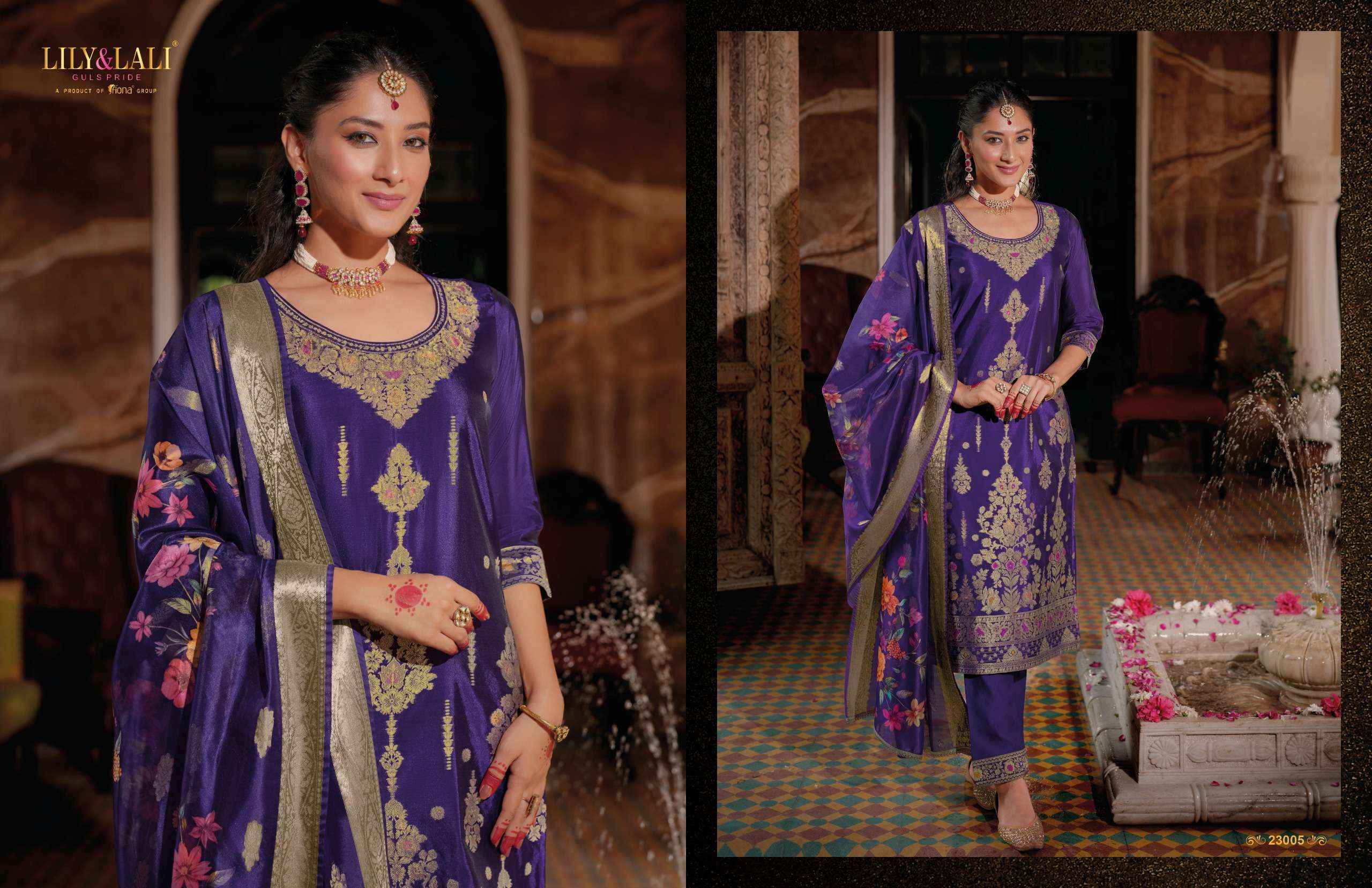 Lily And Lali Silkyness Vol 3 Wholesale Designer Readymade Suits ( 6 Pcs Catalogue )