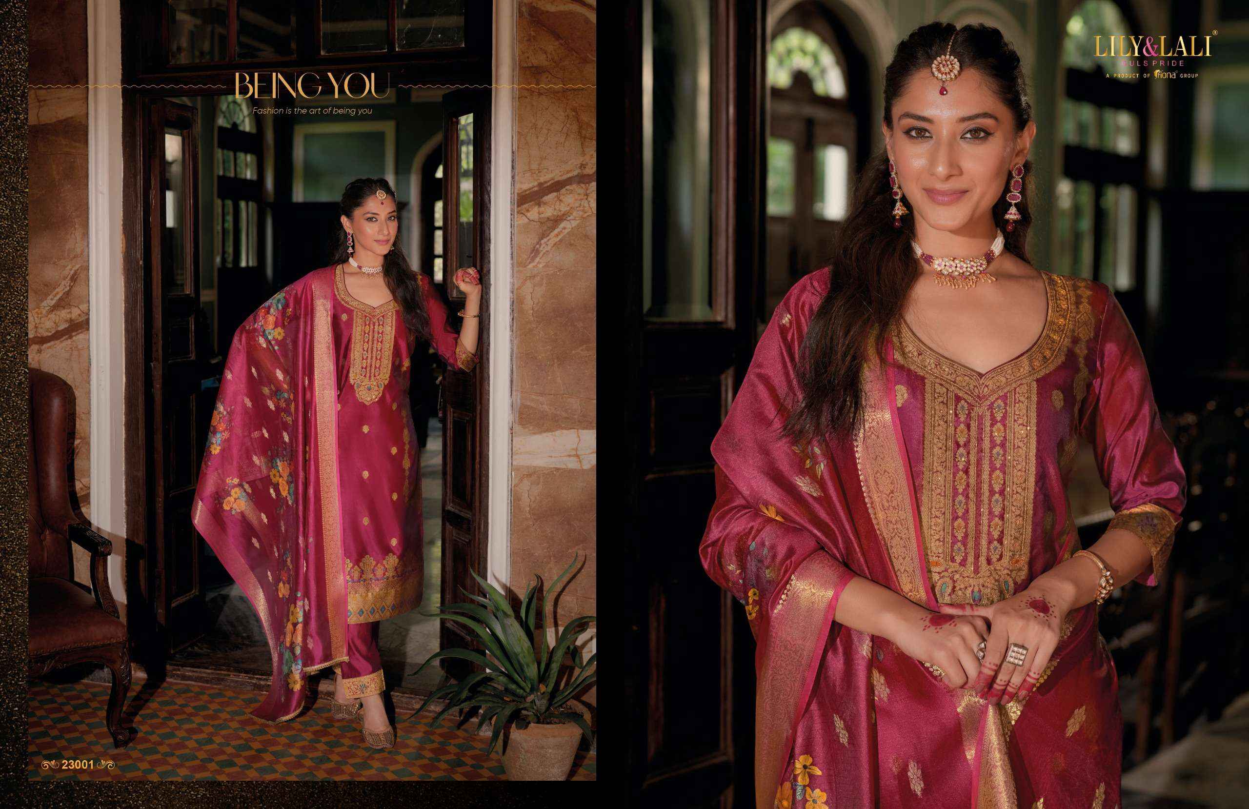 Lily And Lali Silkyness Vol 3 Wholesale Designer Readymade Suits ( 6 Pcs Catalogue )