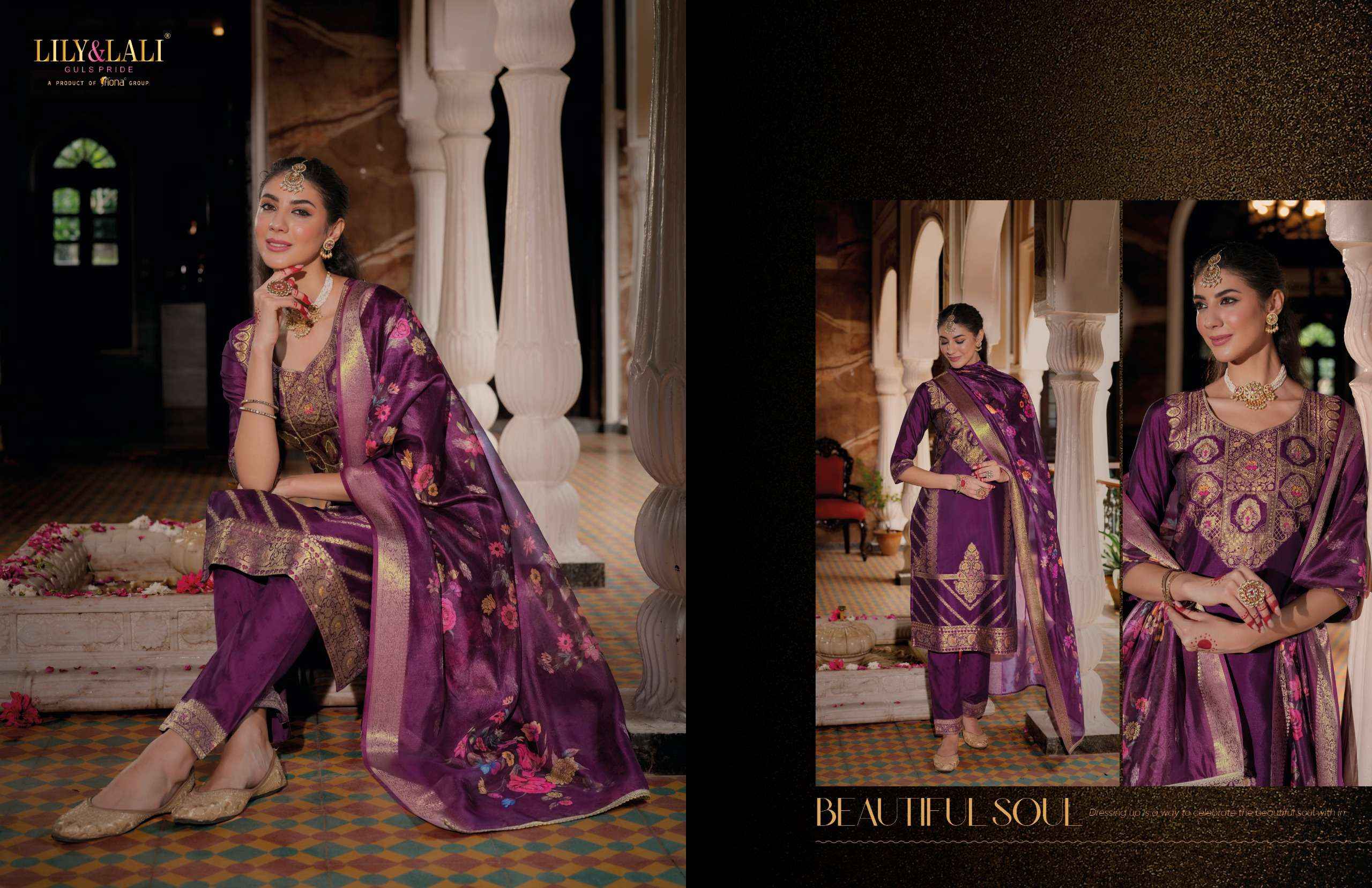 Lily And Lali Silkyness Vol 3 Wholesale Designer Readymade Suits ( 6 Pcs Catalogue )
