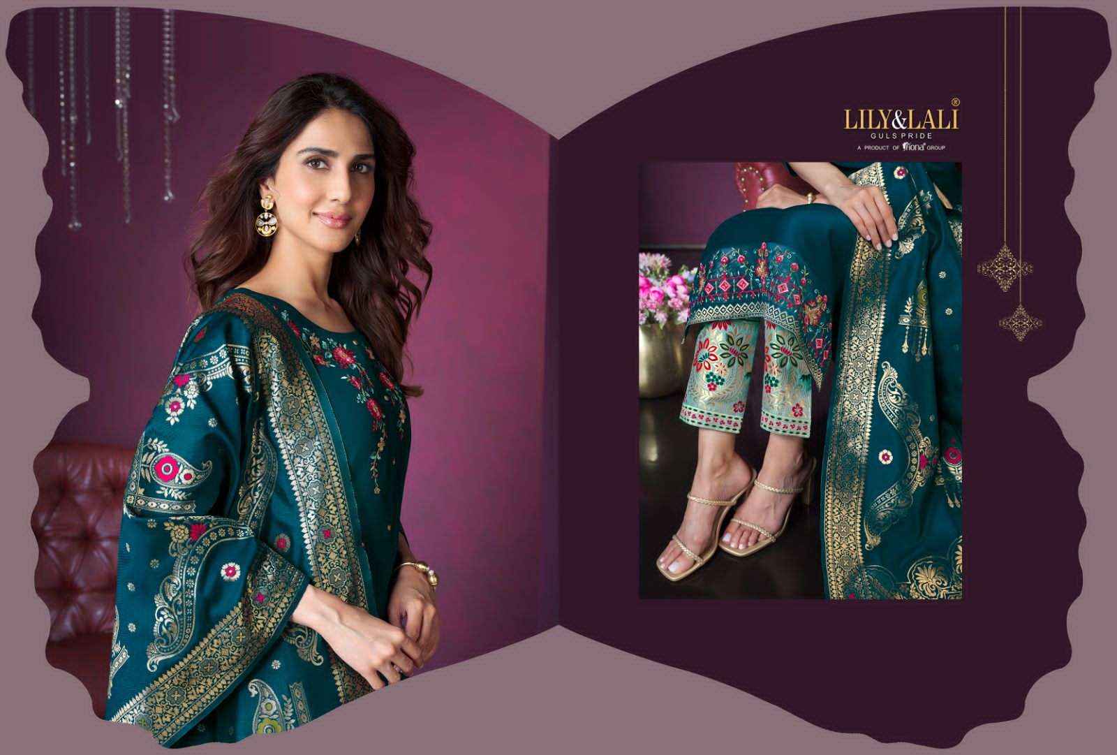 LILY & LALI DESIGNER MEENAKARI VOL 3 READYMADE DESIGNER SUITS ( 8 PCS CATALOG )