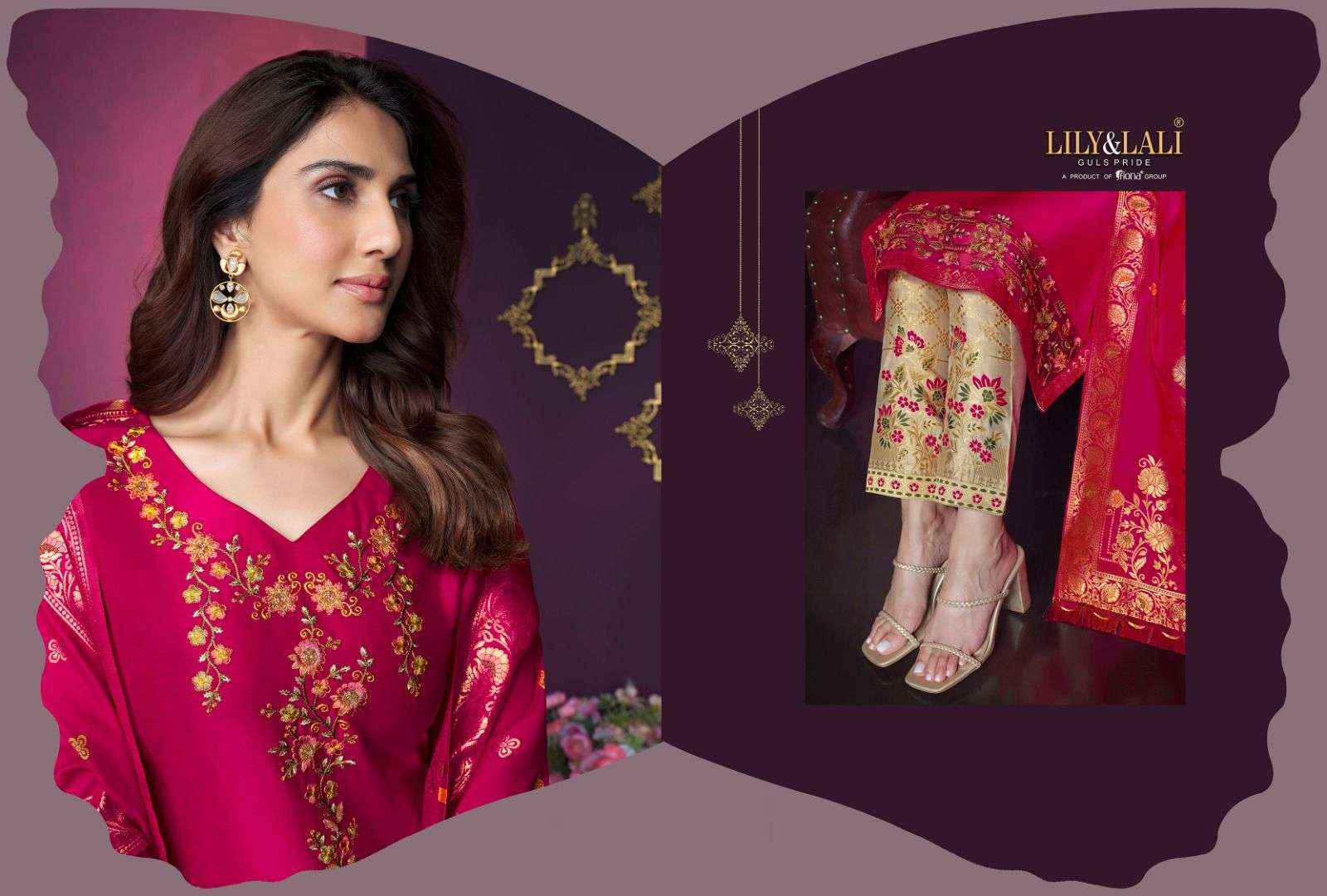 LILY & LALI DESIGNER MEENAKARI VOL 3 READYMADE DESIGNER SUITS ( 8 PCS CATALOG )