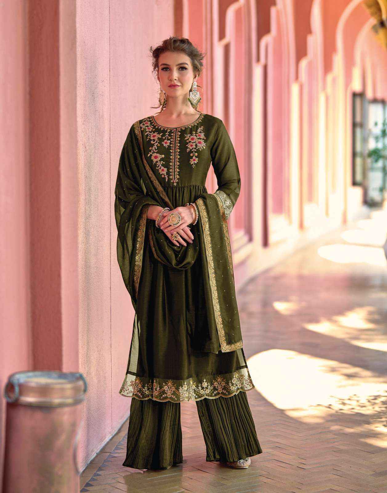 LILY & LALI MASAKALI NYRA DESIGNER PARTY WEAR READYMADE SUITS ( 6 PCS CATALOGUE )