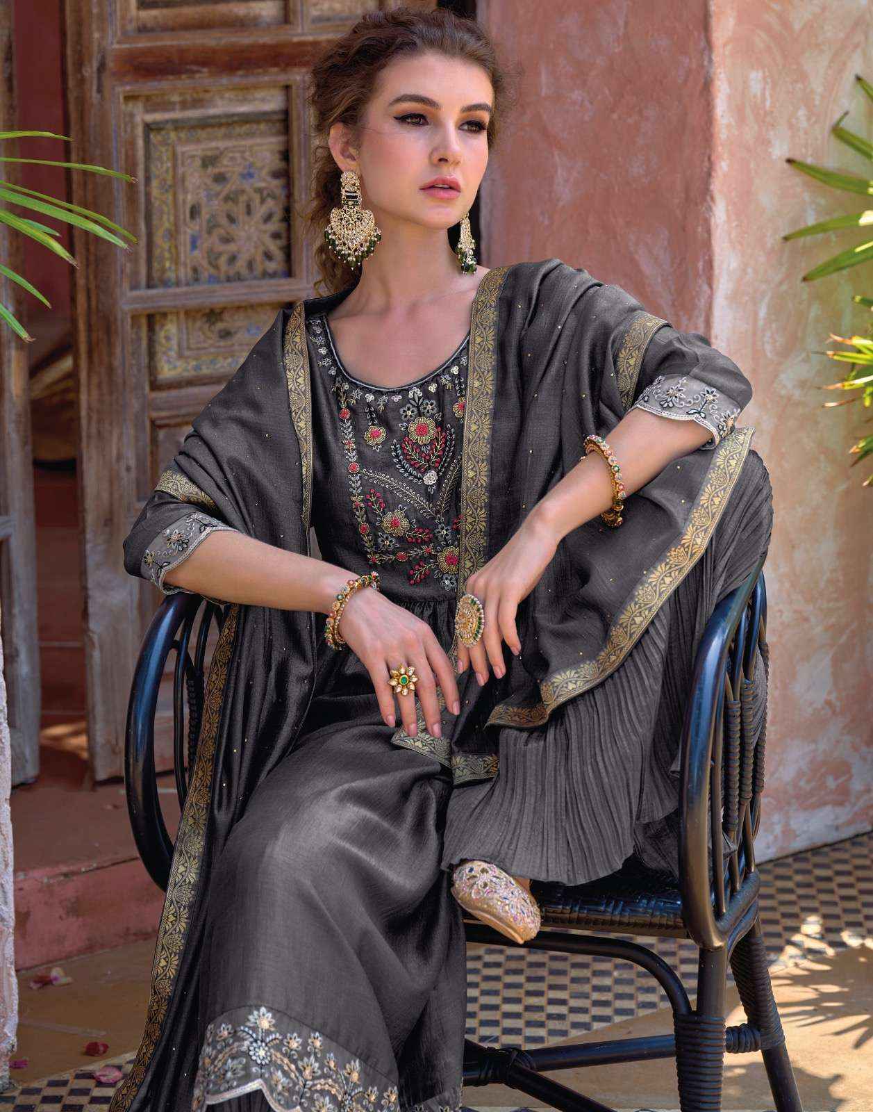 LILY & LALI MASAKALI NYRA DESIGNER PARTY WEAR READYMADE SUITS ( 6 PCS CATALOGUE )