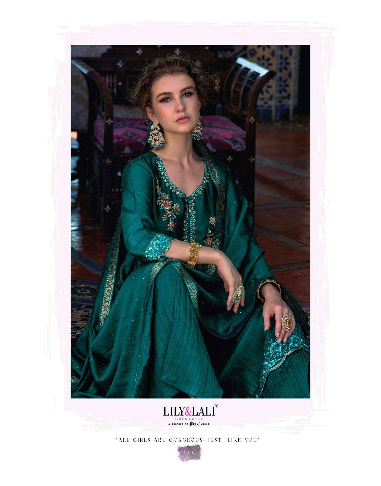 LILY & LALI MASAKALI NYRA DESIGNER PARTY WEAR READYMADE SUITS ( 6 PCS CATALOGUE )