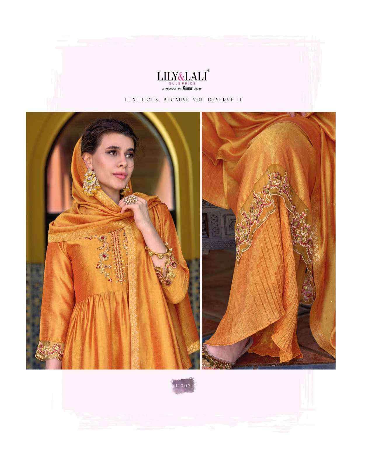 LILY & LALI MASAKALI NYRA DESIGNER PARTY WEAR READYMADE SUITS ( 6 PCS CATALOGUE )