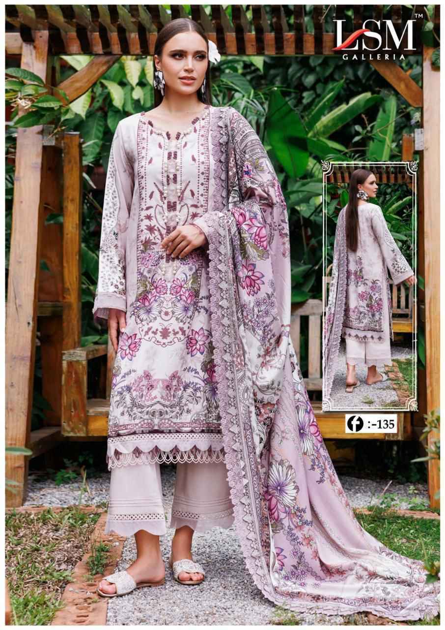 LSM Galleria Firdous Queen Lawn Vol 13 Lawn Cotton Dress Material Wholesale Price ( 6 Pcs Catalog )