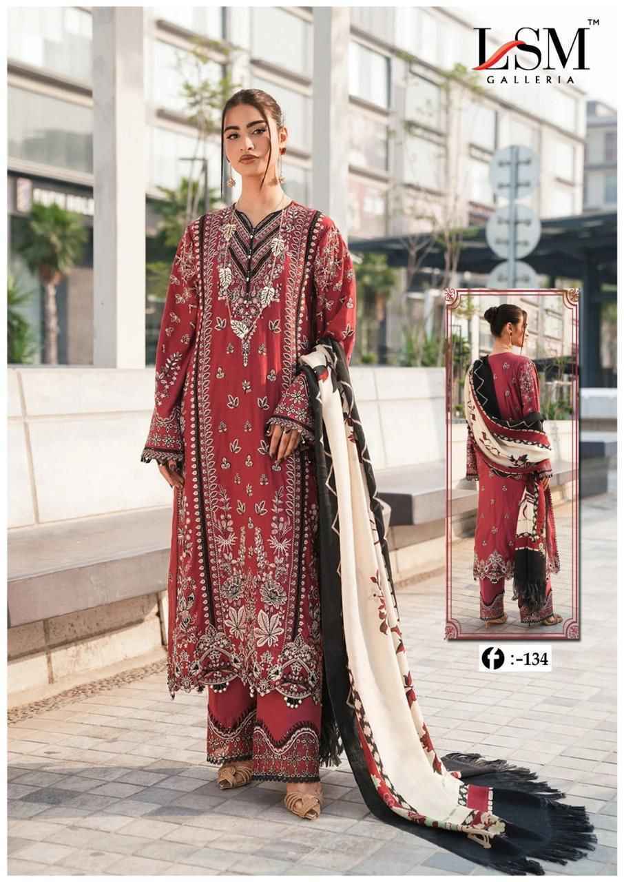 LSM Galleria Firdous Queen Lawn Vol 13 Lawn Cotton Dress Material Wholesale Price ( 6 Pcs Catalog )