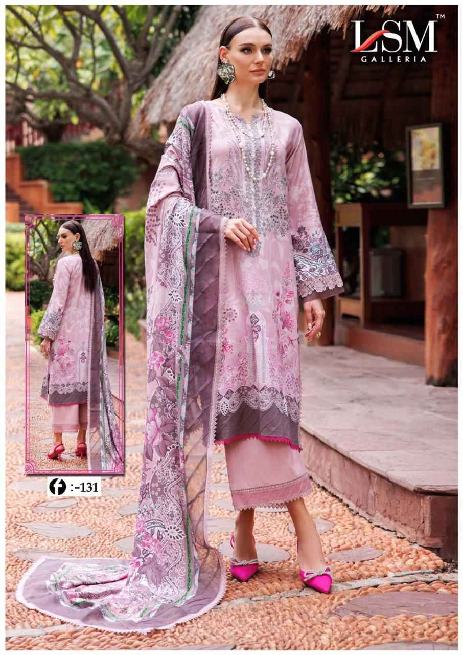 LSM Galleria Firdous Queen Lawn Vol 13 Lawn Cotton Dress Material Wholesale Price ( 6 Pcs Catalog )