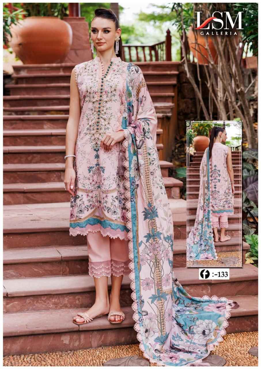 LSM Galleria Firdous Queen Lawn Vol 13 Lawn Cotton Dress Material Wholesale Price ( 6 Pcs Catalog )