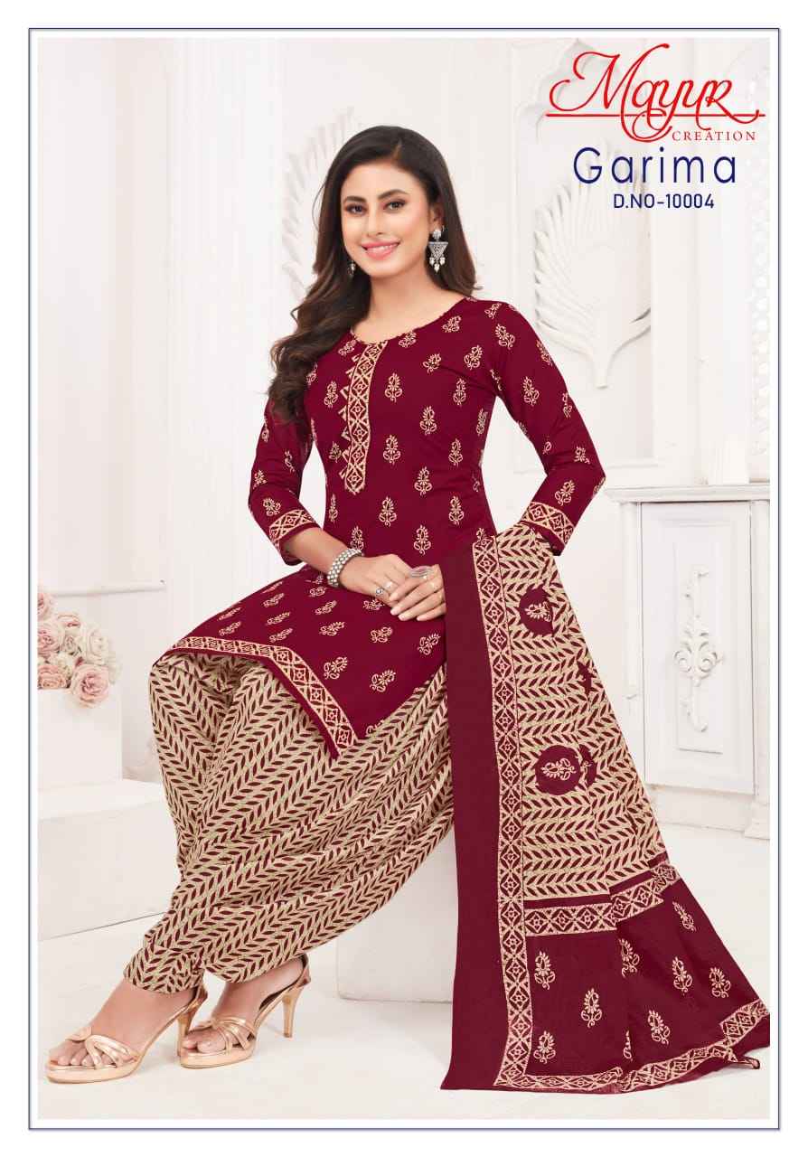 Mayur Creation Garima Vol 10 Cotton Salwar Suits ( 10 pcs Catalog )