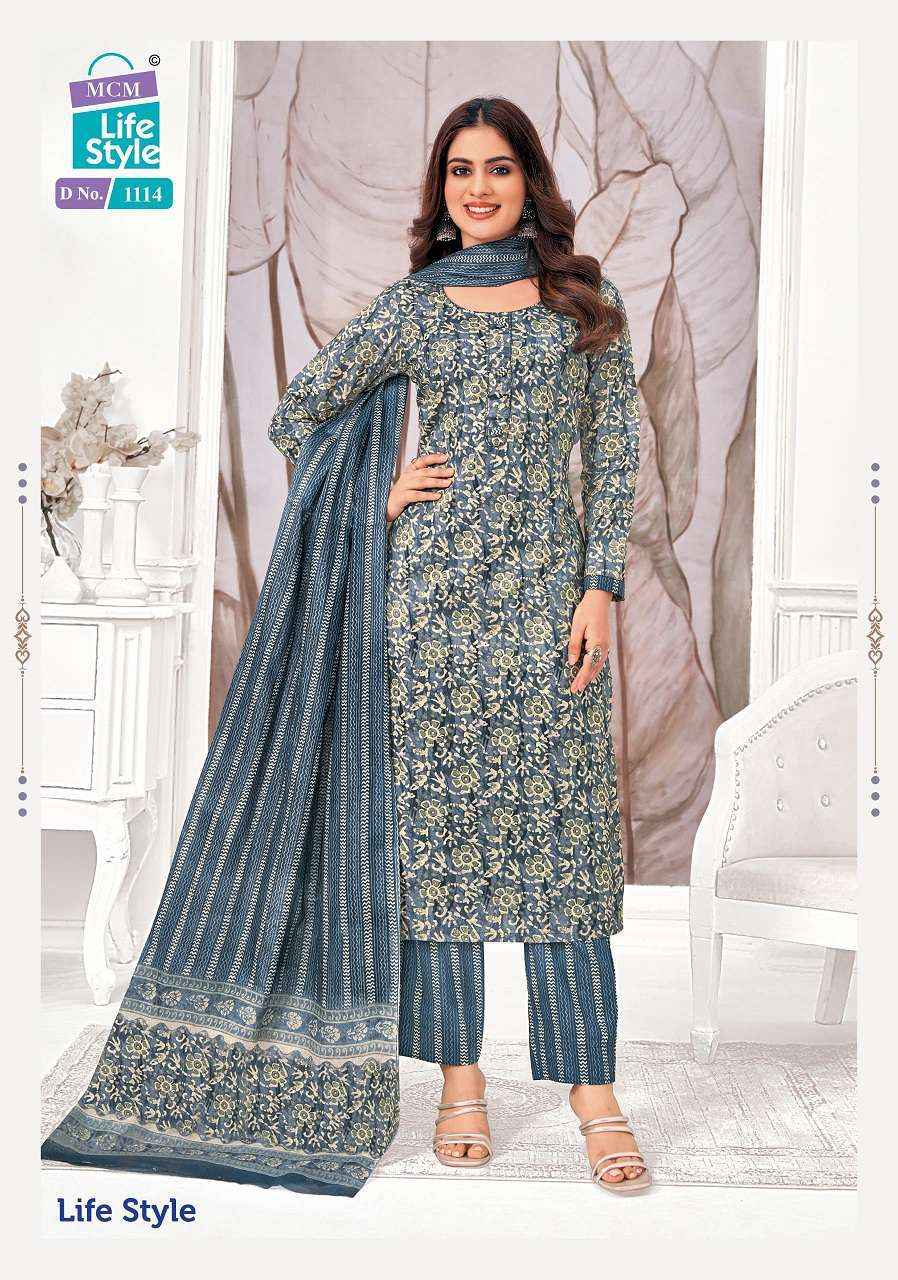 Mcm Life Style Vol 11 Readymade Pure Cotton Dress Catalog Exporter