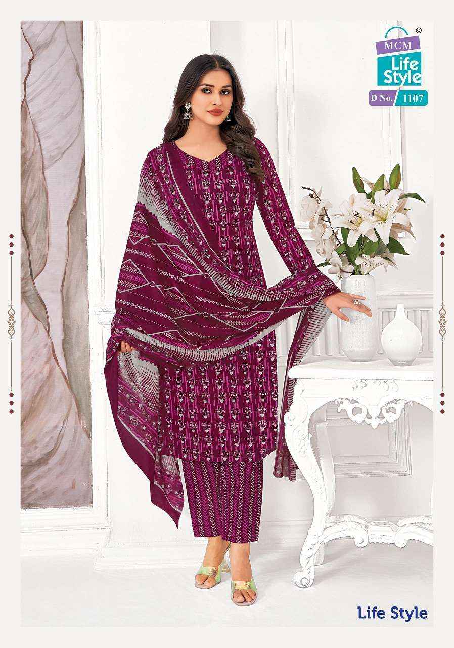 Mcm Life Style Vol 11 Readymade Pure Cotton Dress Catalog Exporter
