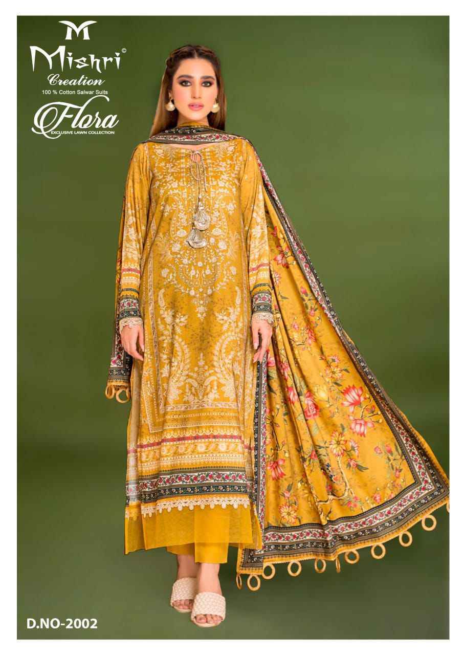 Mishri Creation Flora Vol 2 Wholesale Lawn Pakistani Suits ( 6 pcs Catalogue )