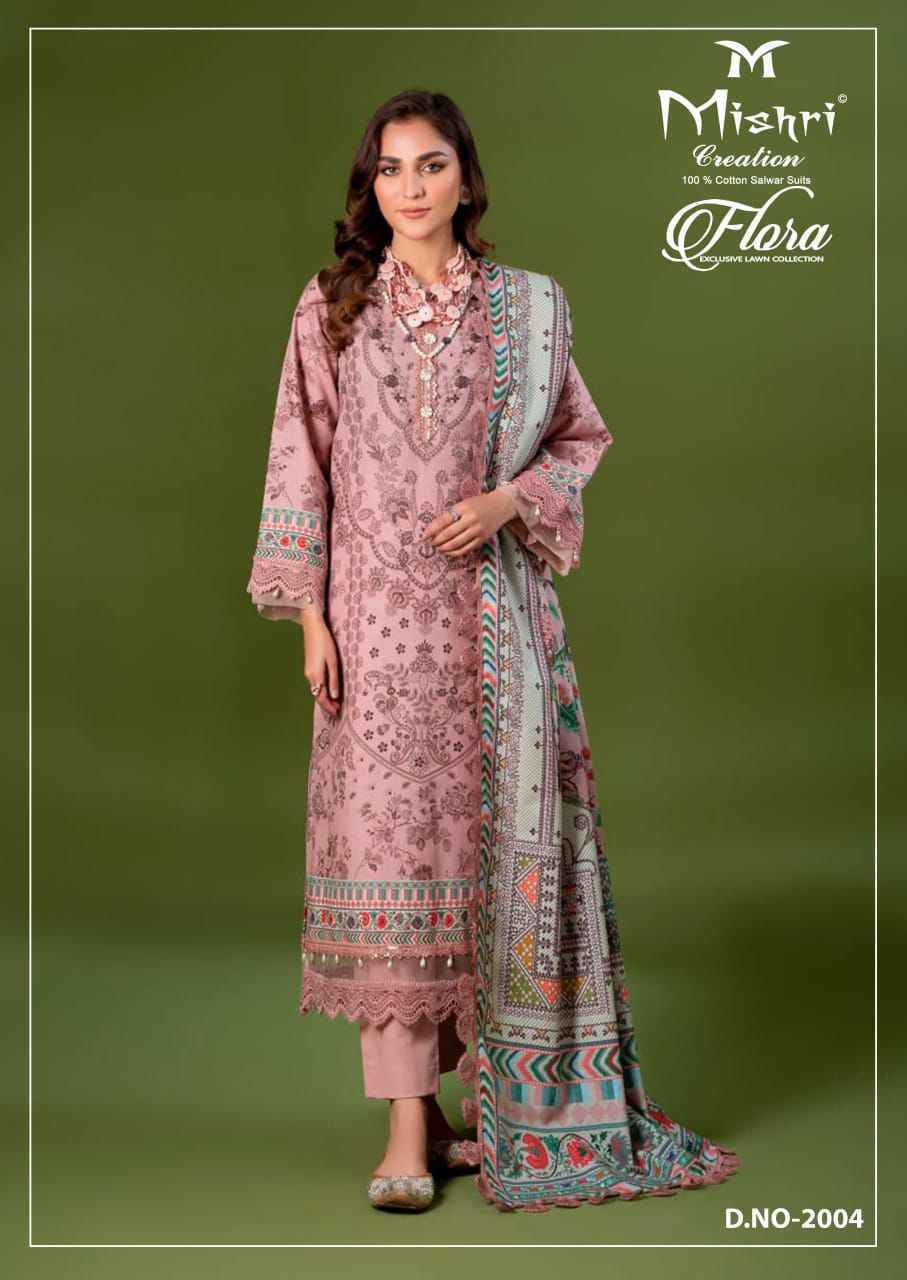 Mishri Creation Flora Vol 2 Wholesale Lawn Pakistani Suits ( 6 pcs Catalogue )