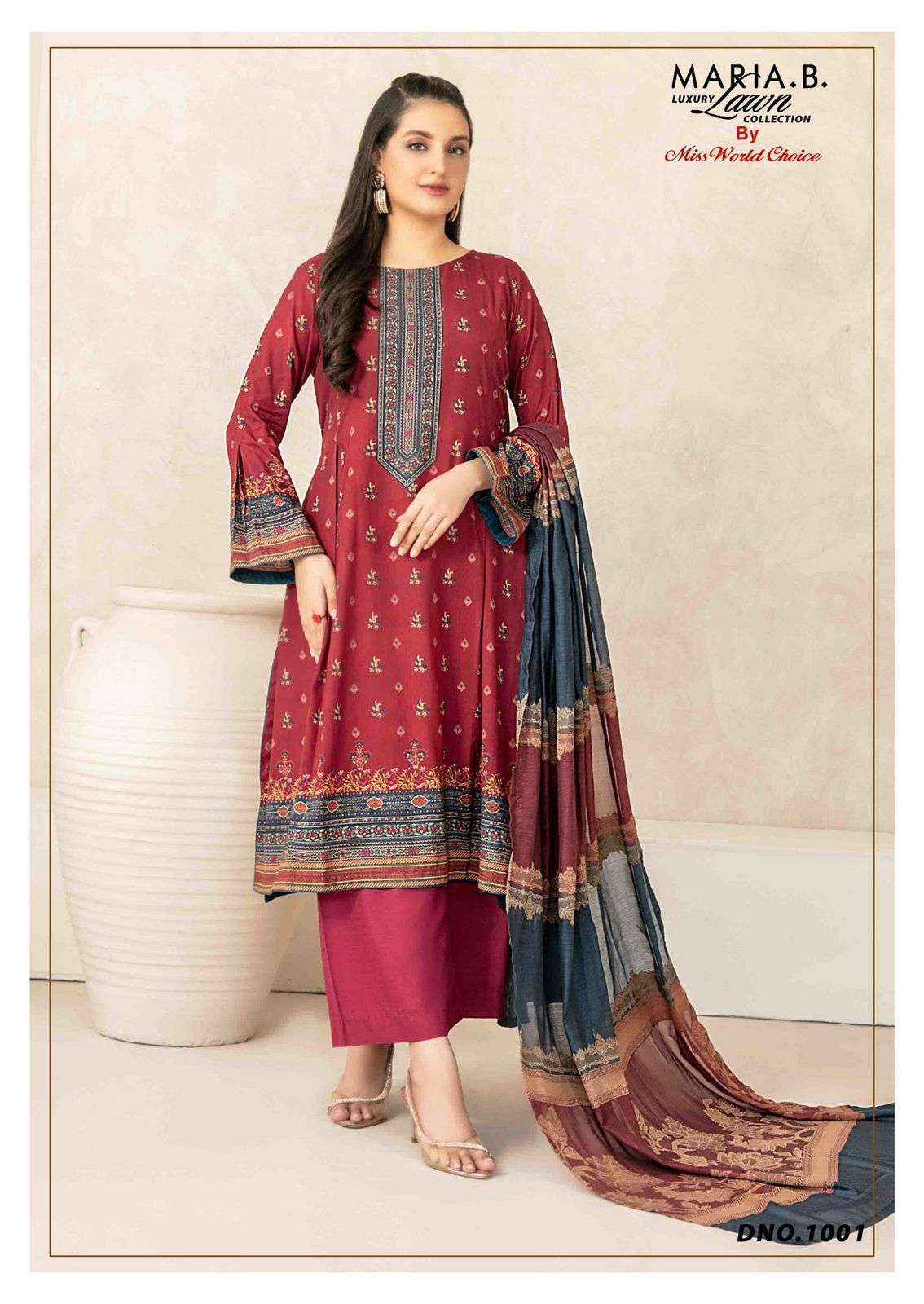 MISS WORLD CHOICE MARIA B VOL 1 SUIT WHOLESALE CATALOG PRICE ( 6 PCS CATALOG )