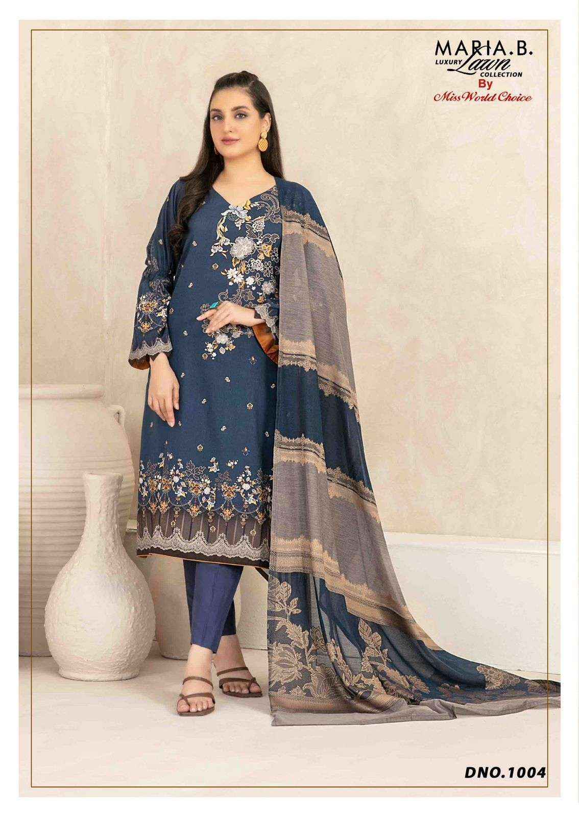 MISS WORLD CHOICE MARIA B VOL 1 SUIT WHOLESALE CATALOG PRICE ( 6 PCS CATALOG )