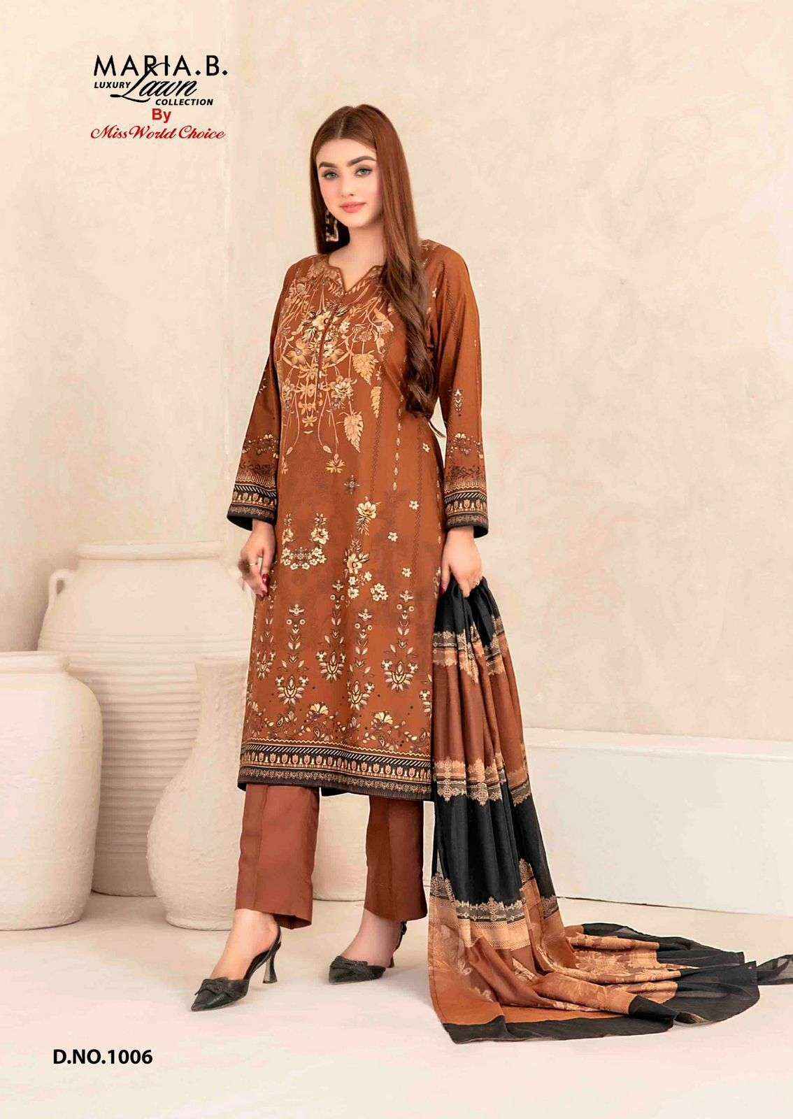 MISS WORLD CHOICE MARIA B VOL 1 SUIT WHOLESALE CATALOG PRICE ( 6 PCS CATALOG )