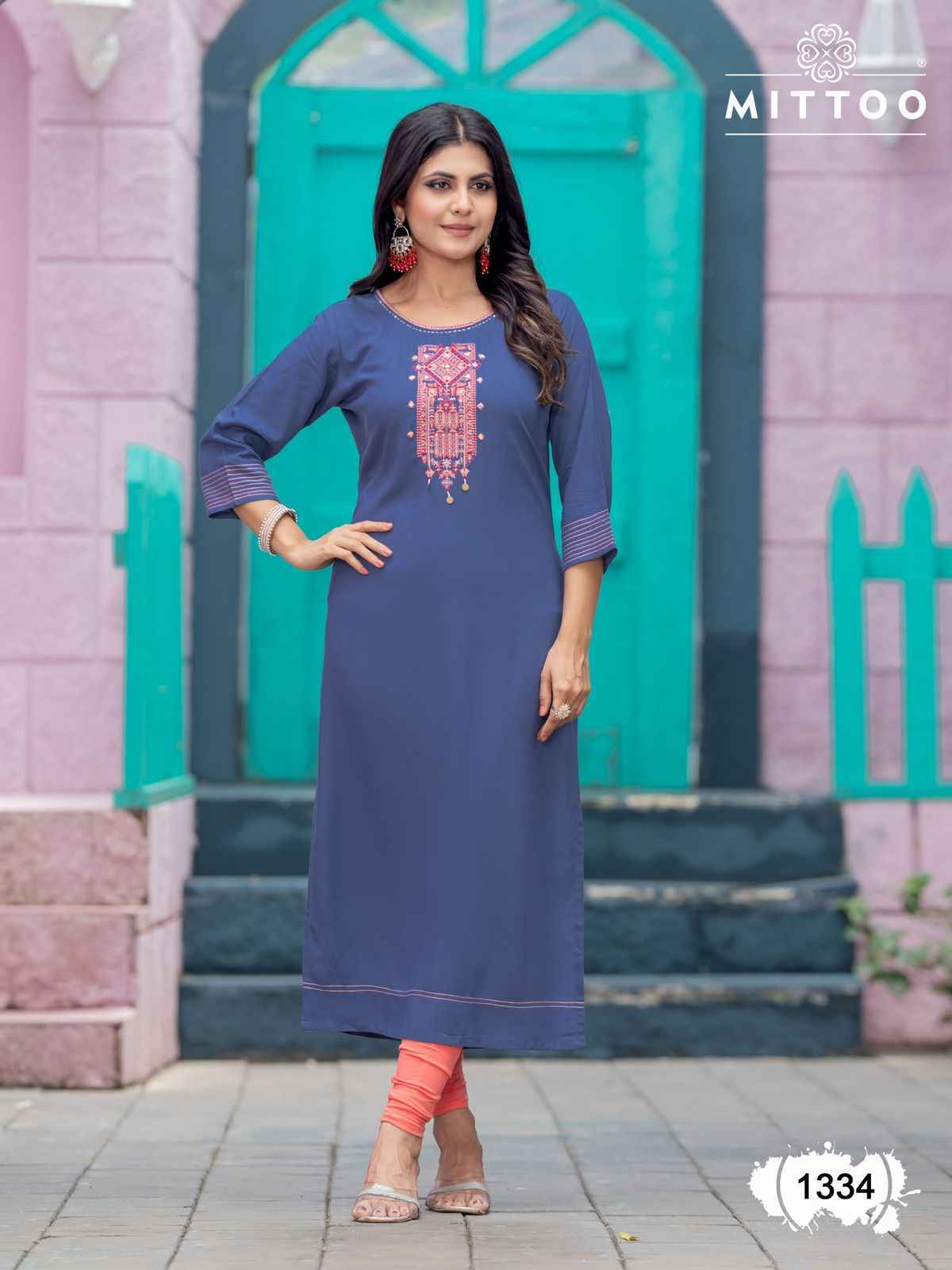 Mittoo Palak Vol 39 Rayon Readymade Kurti Wholesale Price ( 8 Pcs Catalog )